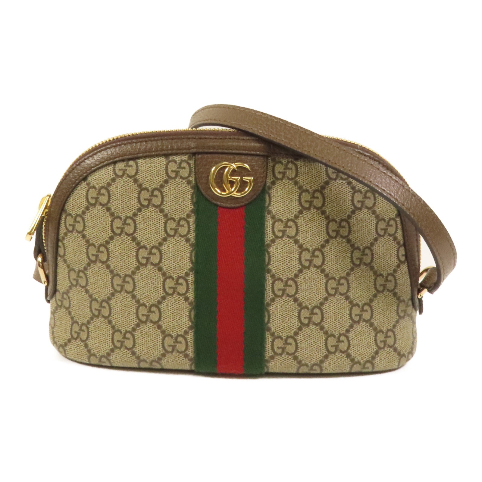 GUCCI 塗層帆布Ophidia GG Pouch金扣肩背袋