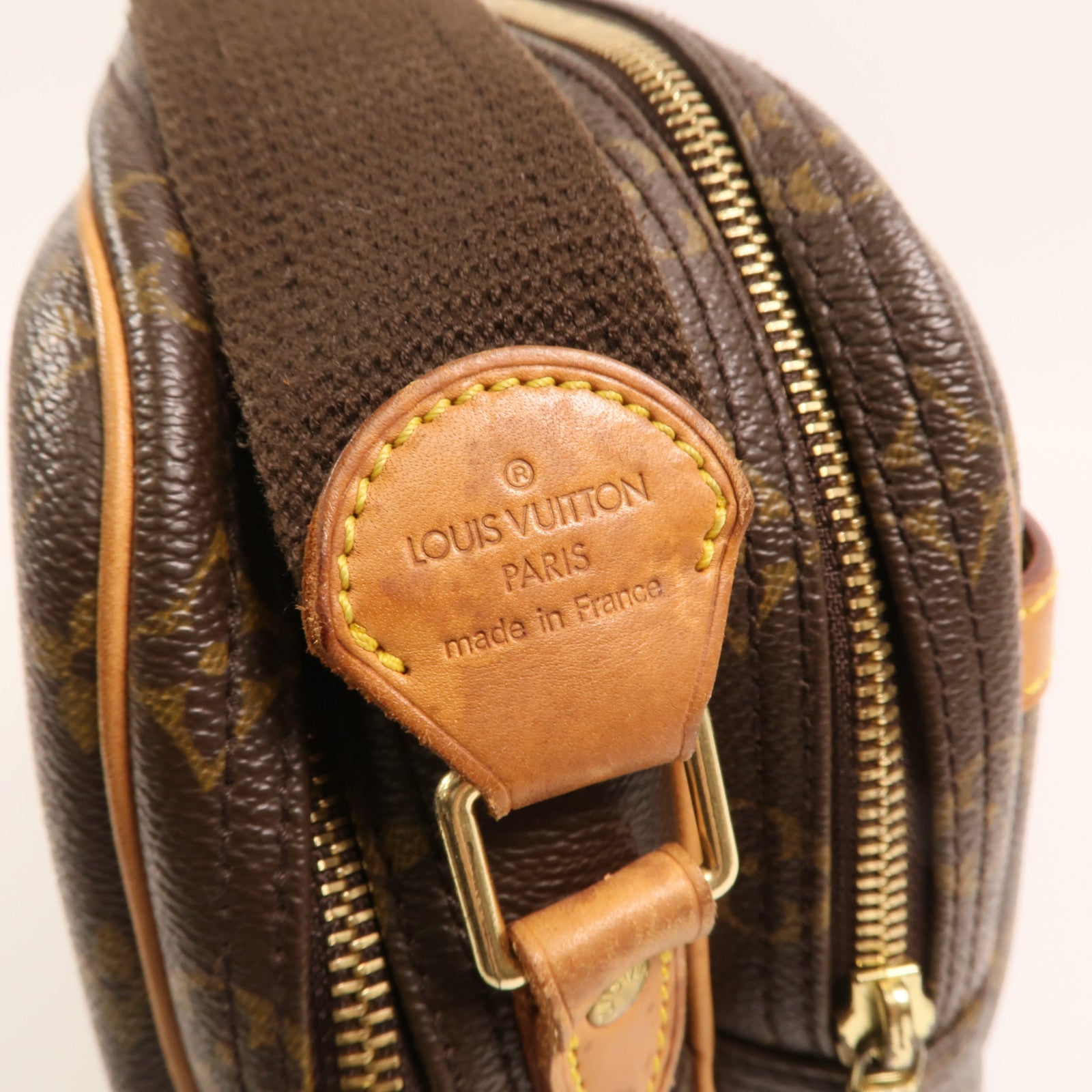LOUIS VUITTON 【激減優惠】Monogram Reporter PM金扣肩背袋
