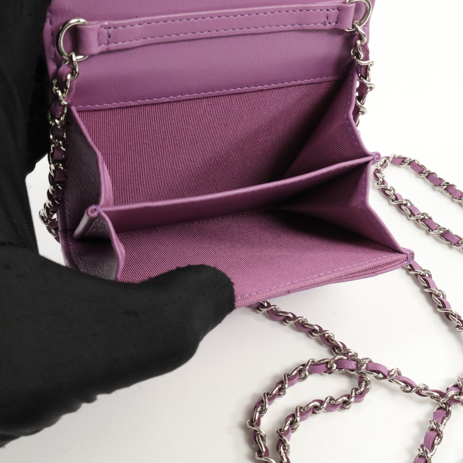 CHANEL 羊皮皮革Chain Shoulder Bag鏈帶肩背袋