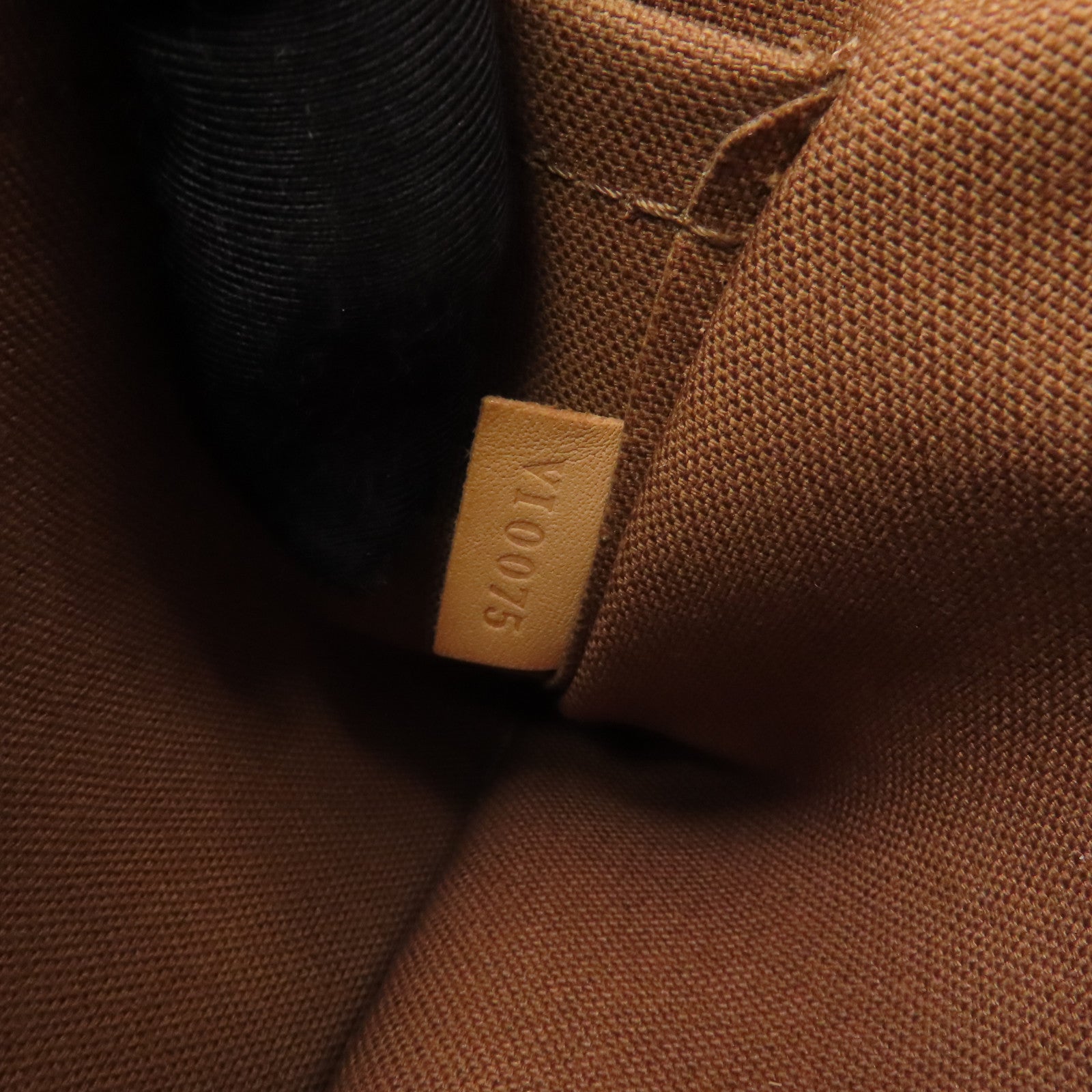 LOUIS VUITTON Monogram Popincourt金扣手挽袋棕色