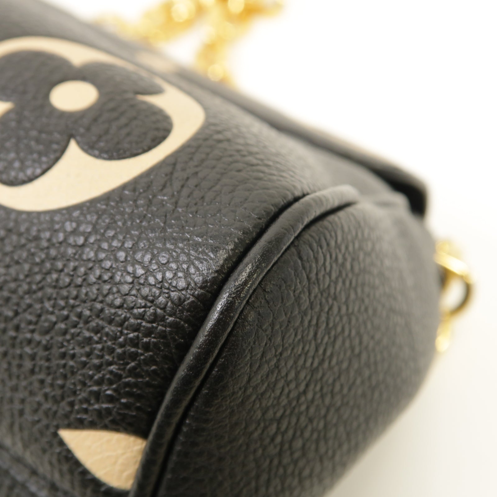LOUIS VUITTON Monogram Empreinte Favorite金扣手挽肩背兩用袋黑色