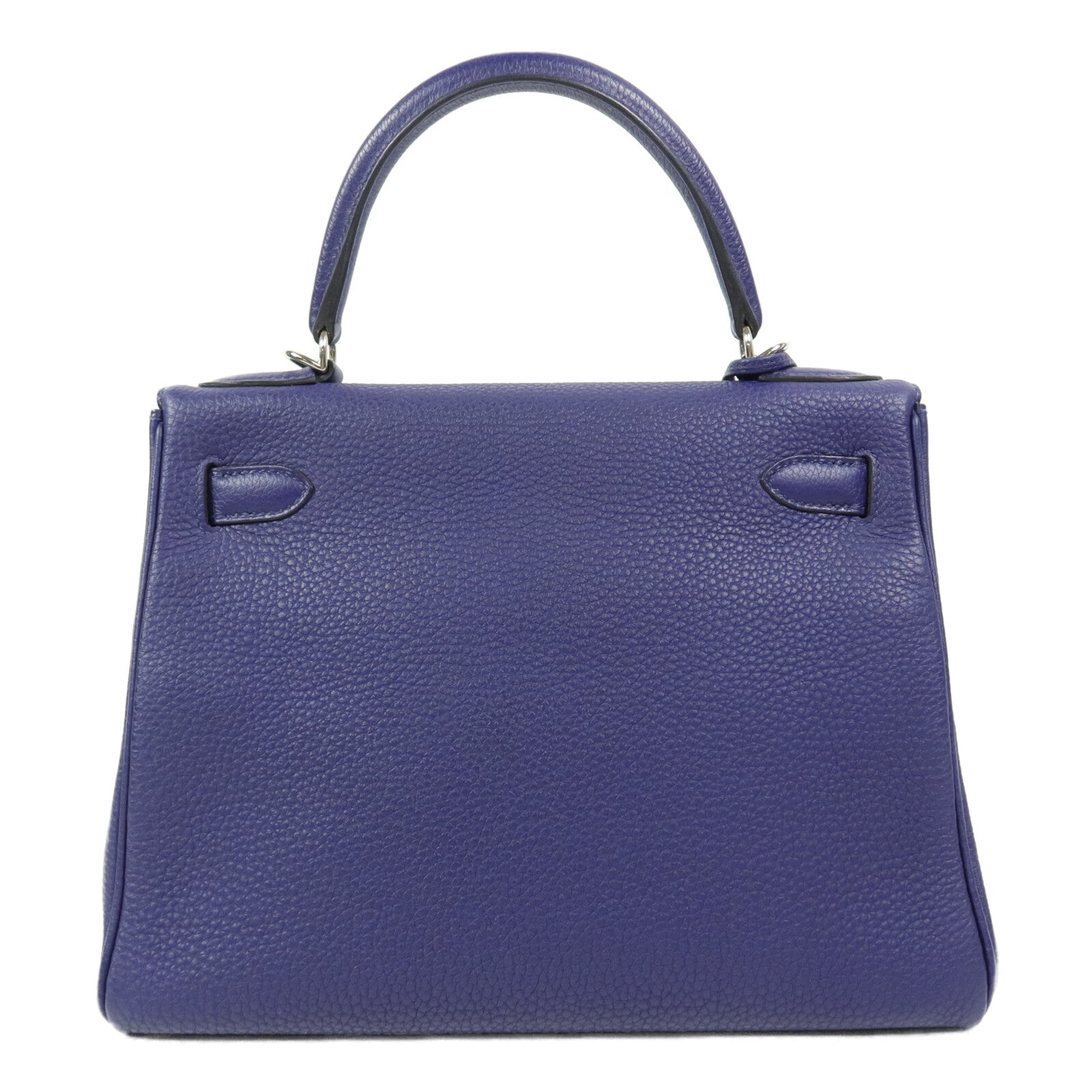 HERMES Taurillion Clemence皮革Kelly 28手挽肩背兩用袋Cassis