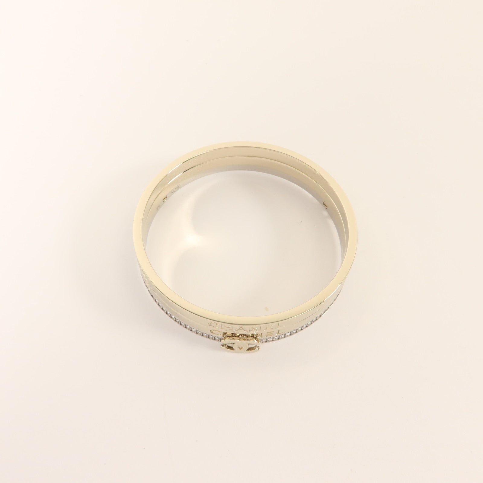CHANEL 金屬/水晶Bangles手鐲