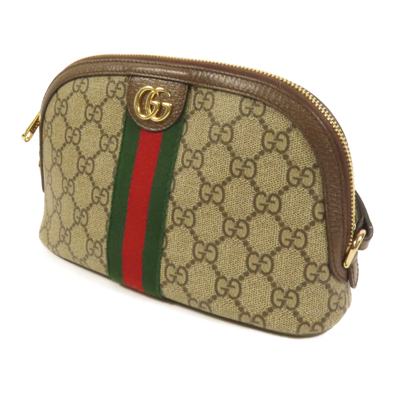 GUCCI 塗層帆布Ophidia GG Pouch金扣肩背袋
