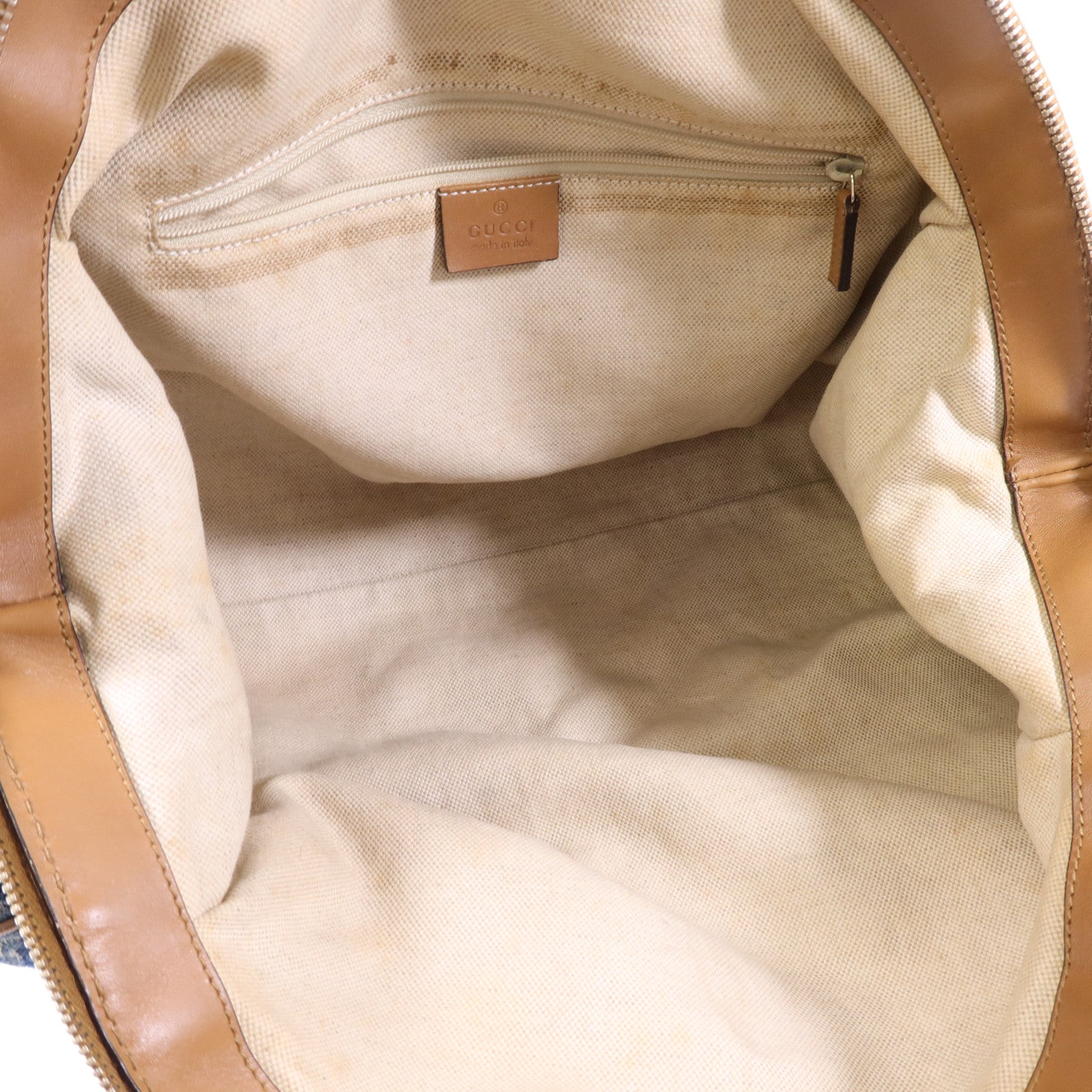 GUCCI 牛仔布Sukey金扣手挽肩背兩用袋