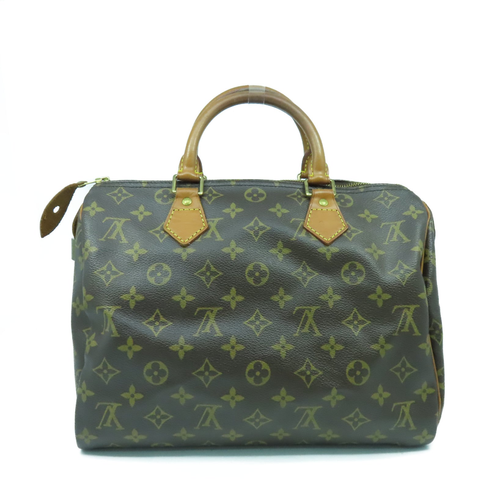 LOUIS VUITTON 【激減優惠】Monogram Speedy 30金扣手挽袋啡色