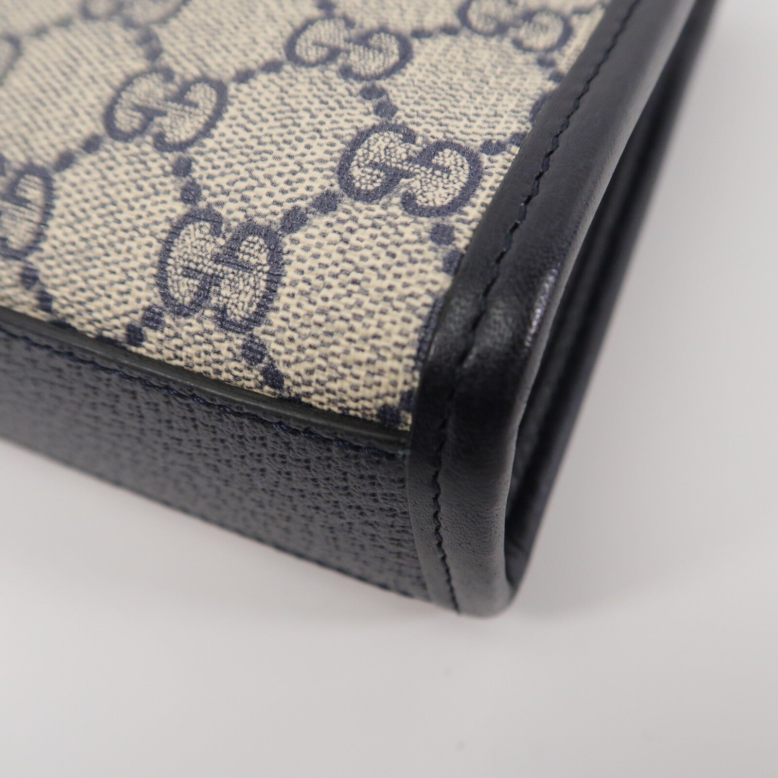 GUCCI 塗層帆布GG Supreme手挽肩背兩用袋