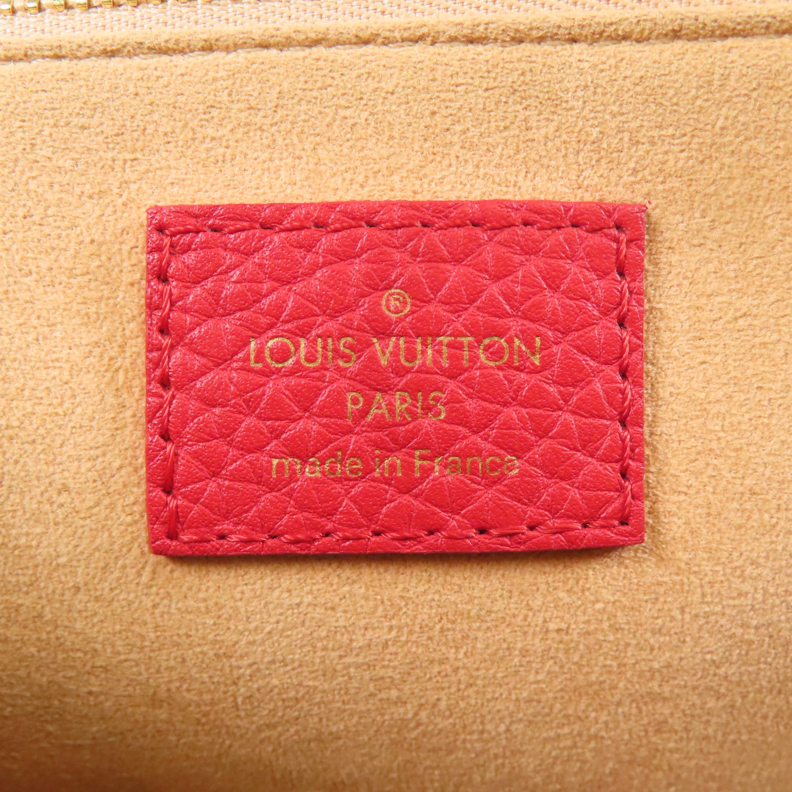 LOUIS VUITTON Taurillon Volta金扣手挽肩背兩用袋