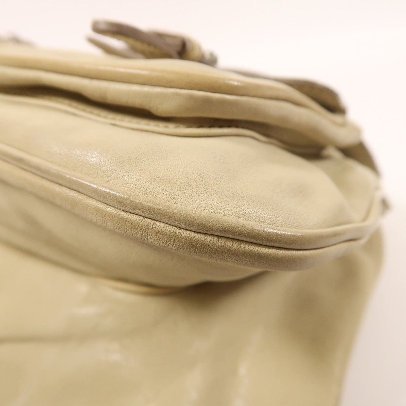 Dior 牛皮皮革Gaucho銀扣手挽袋