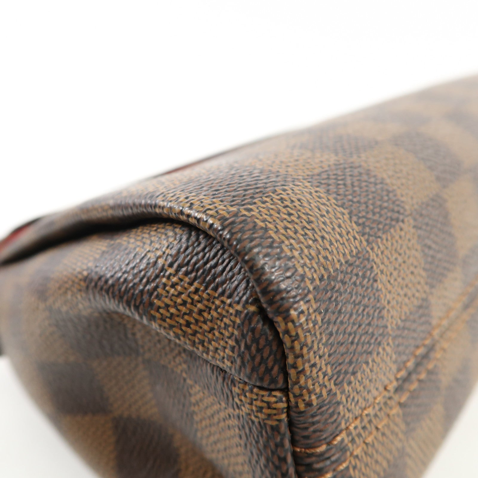 LOUIS VUITTON Damier Croisette金扣手挽肩背兩用袋