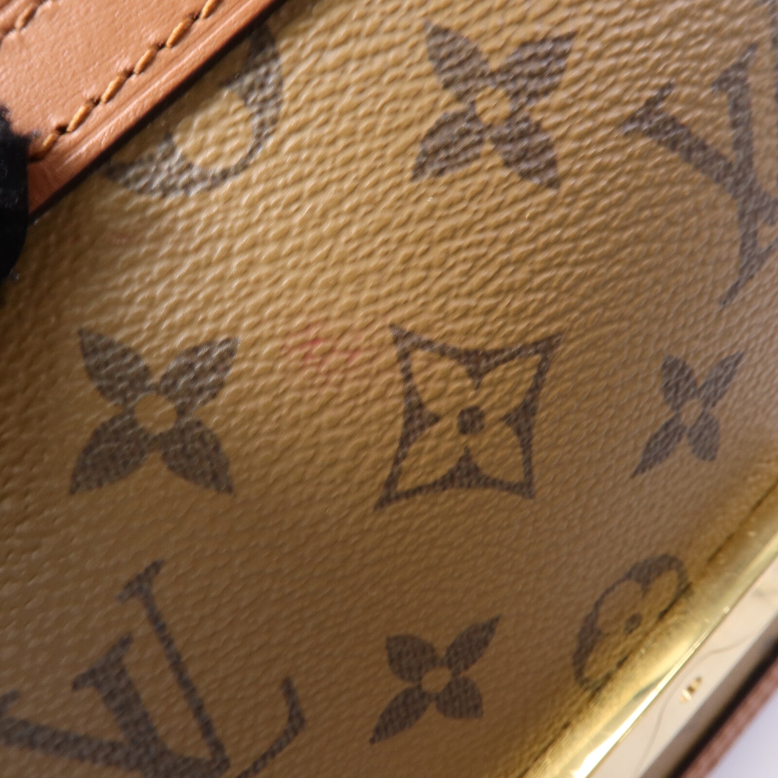 LOUIS VUITTON Monogram Reverse Dauphine MM肩背袋