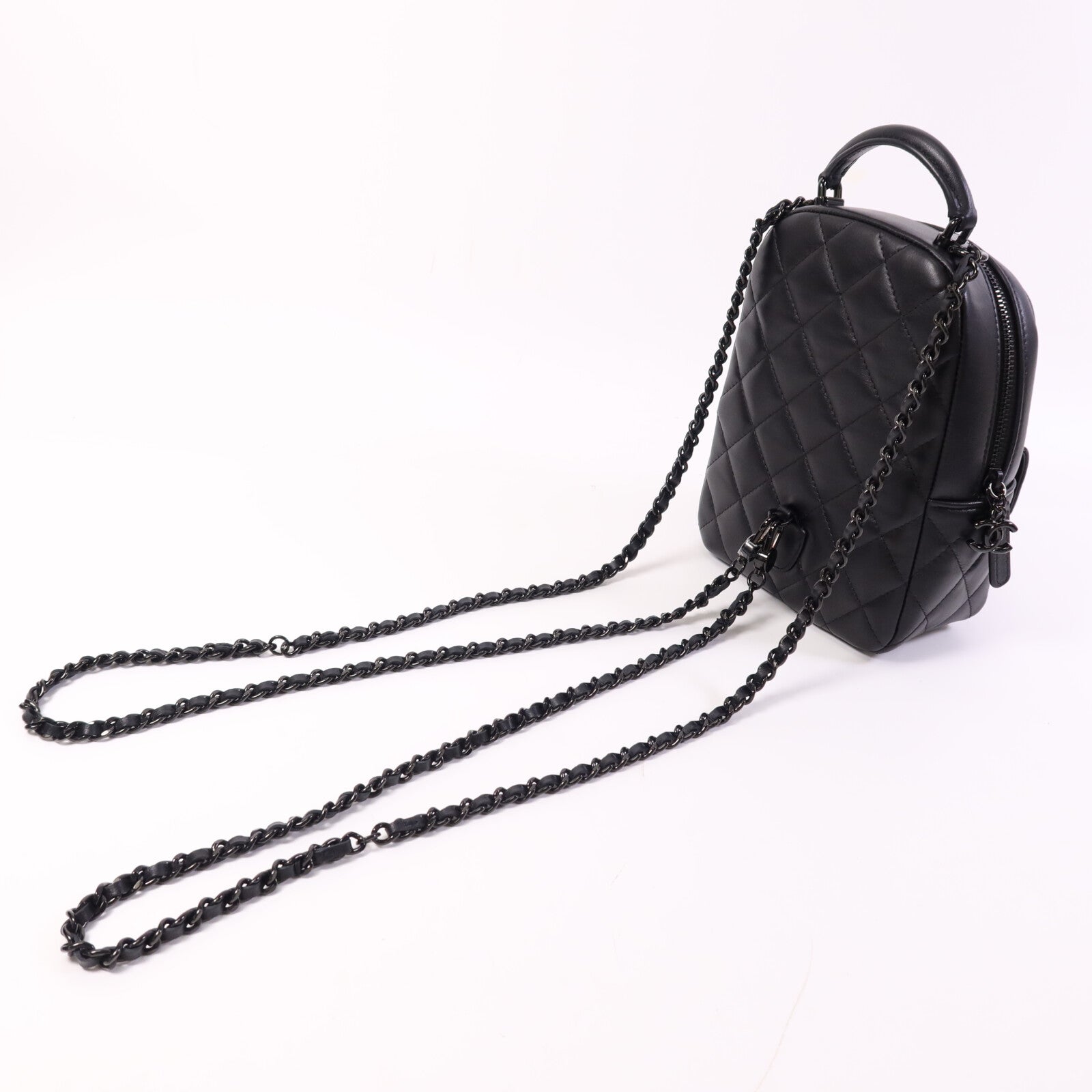 CHANEL 【激減優惠】羊皮皮革Mini Backpack背包