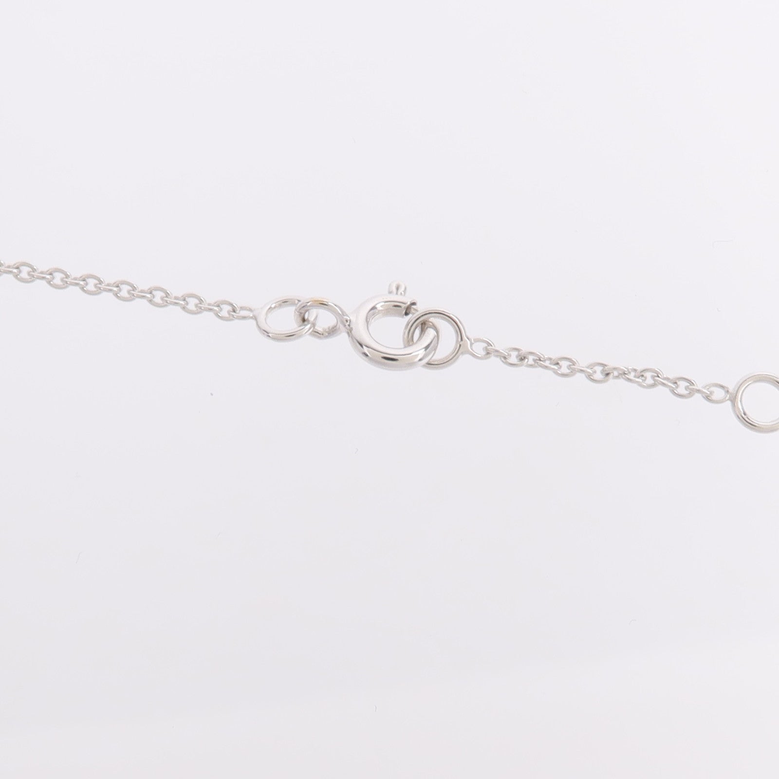 HERMES 18K白金Finesse Pendant鑽石項鍊