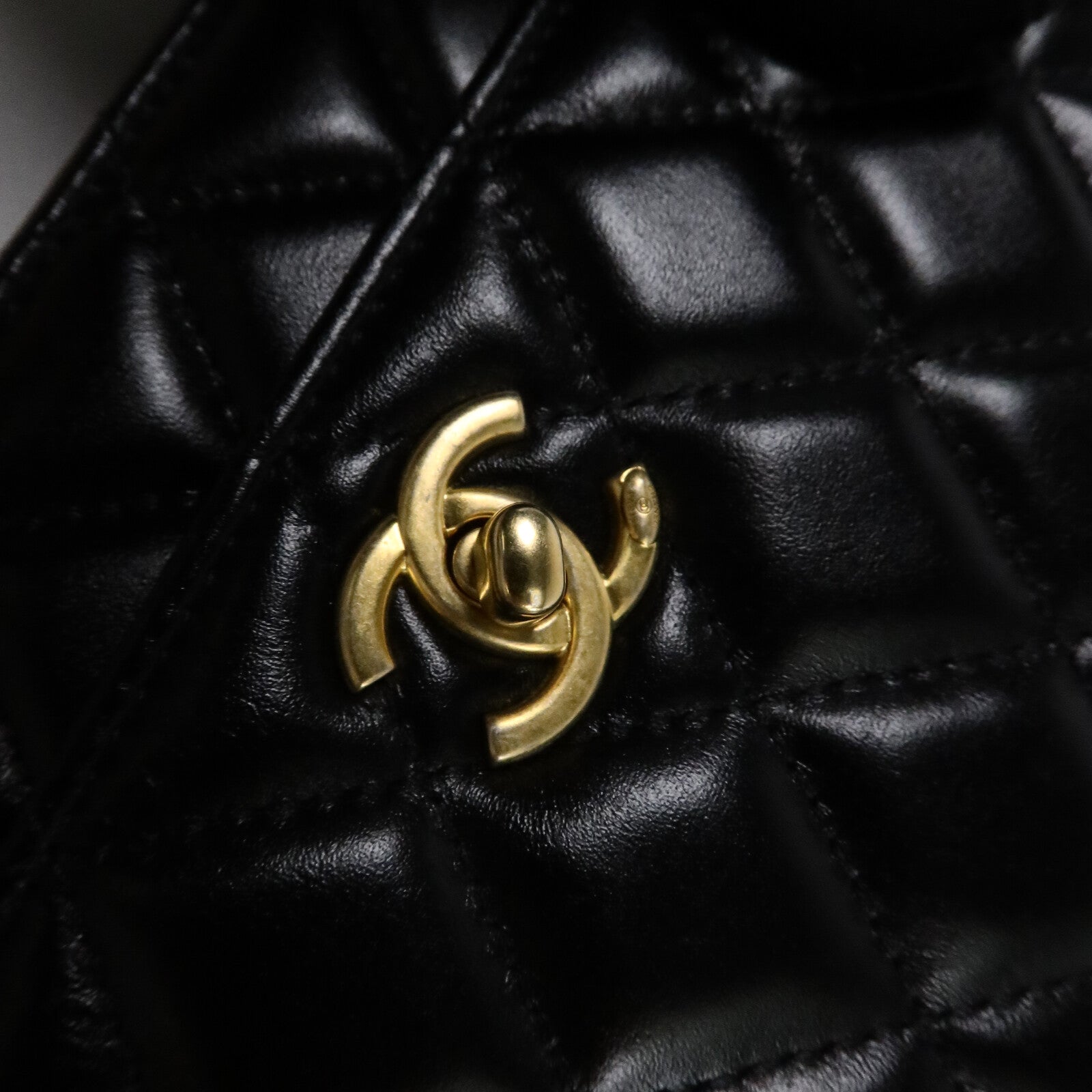 CHANEL 羊皮皮革Wallet On Chain With Handle鏈帶手挽肩背兩用袋