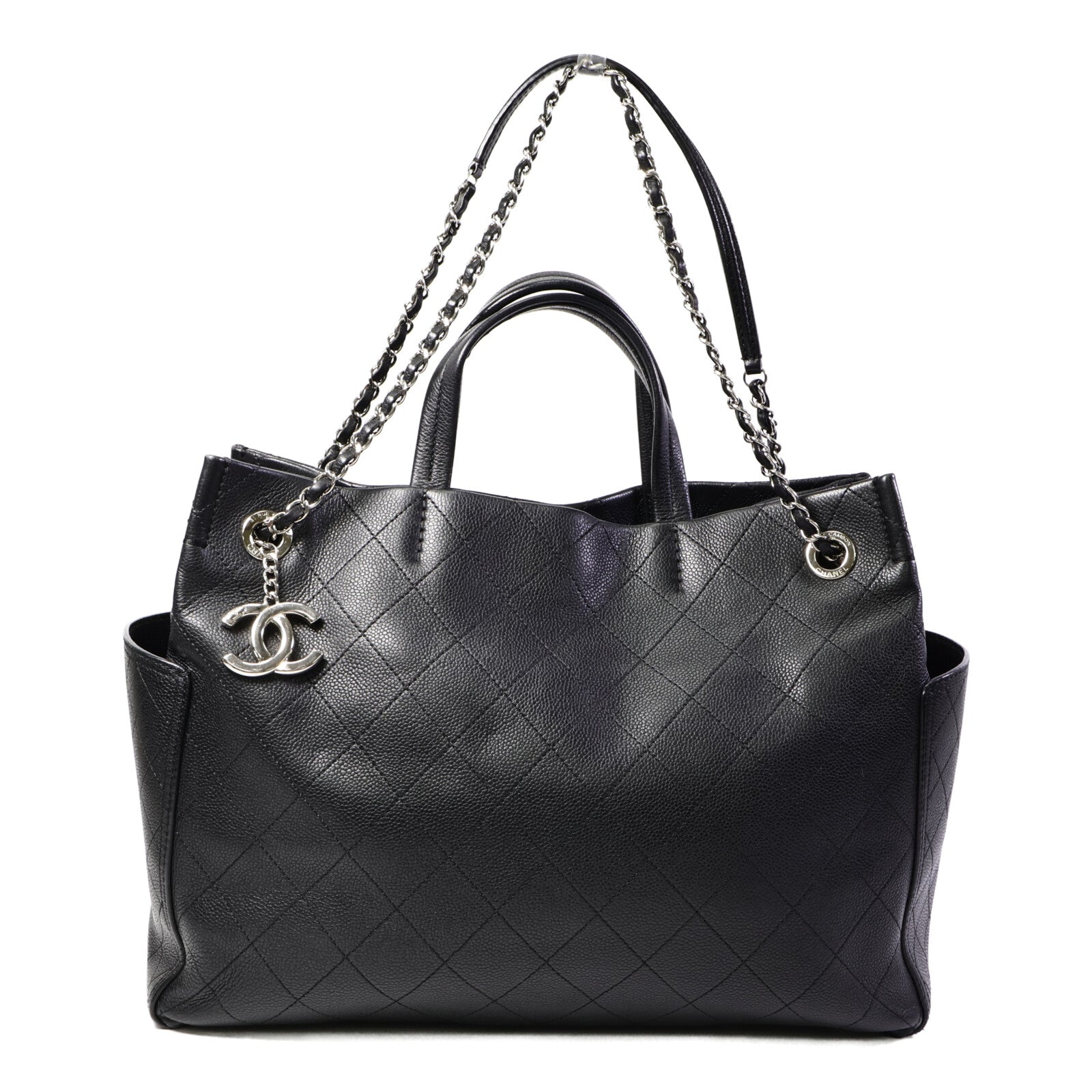 CHANEL 牛皮皮革CC Pocket Tote Bag手挽肩背兩用袋