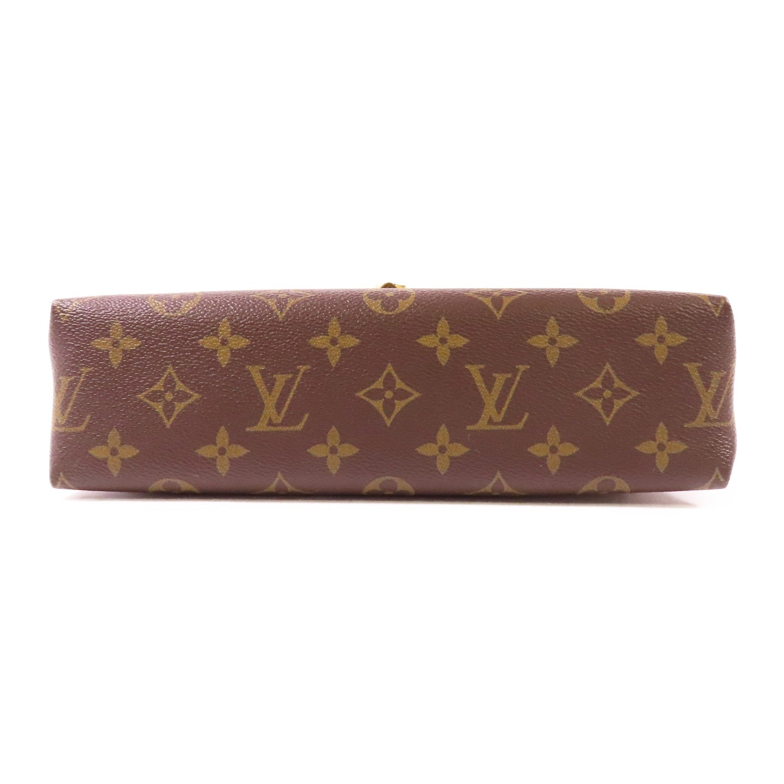LOUIS VUITTON GHW Saint Placide Shoulder Bag M43713 Monogram Brown/Red
