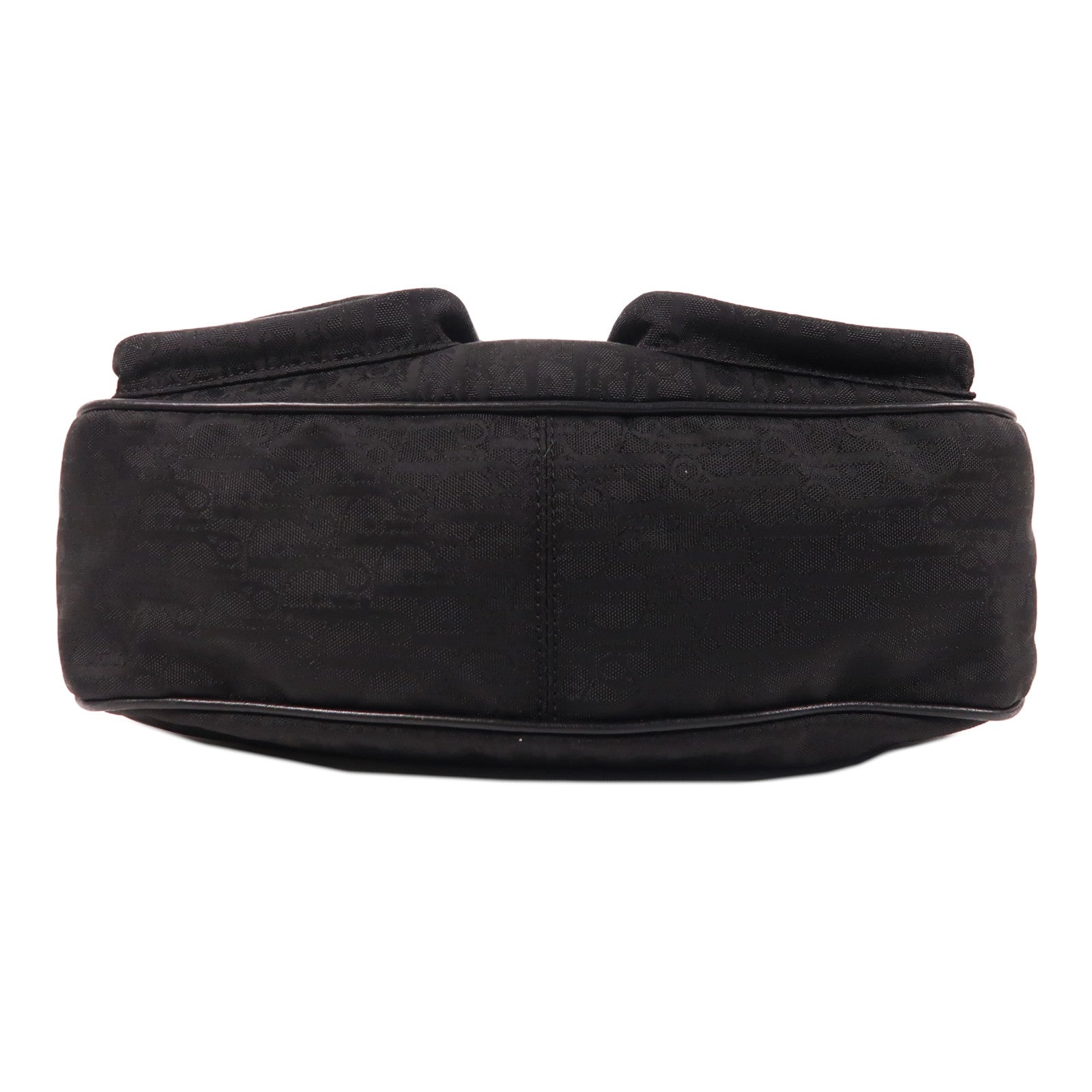 Dior 尼龍Shoulder Bag銀扣肩背袋黑色