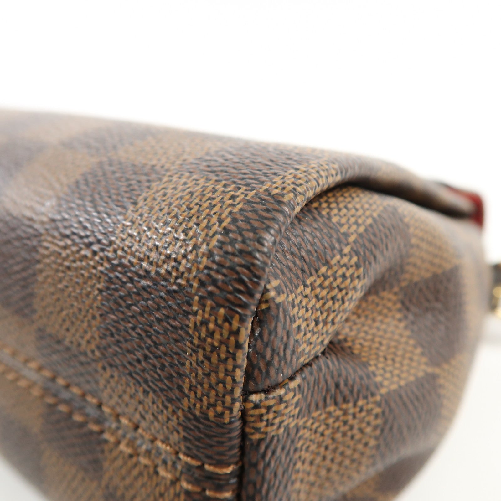 LOUIS VUITTON Damier Croisette金扣手挽肩背兩用袋