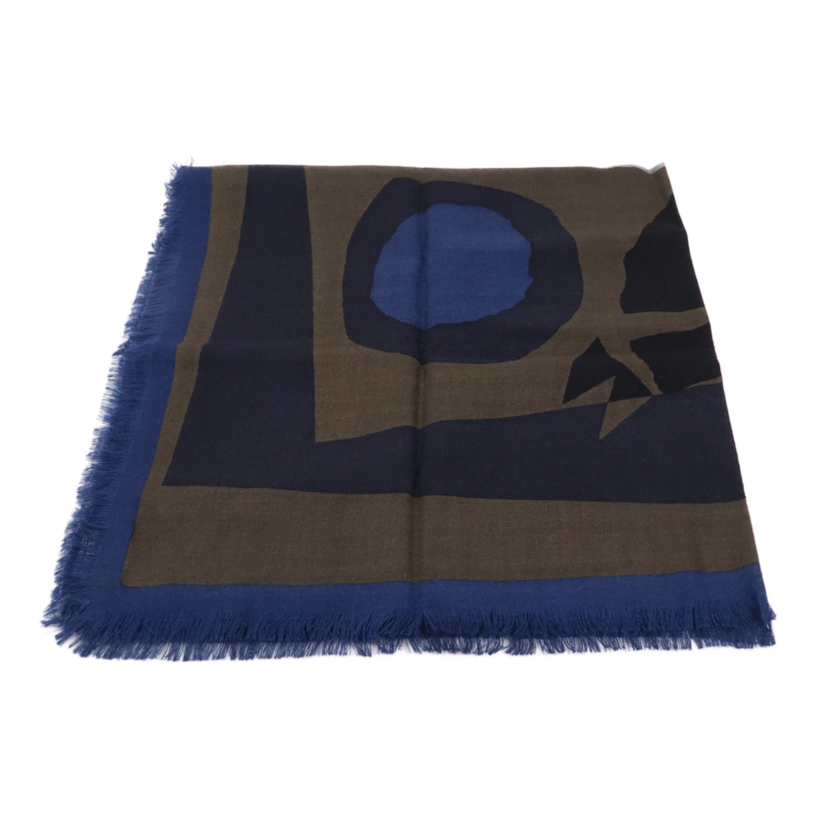 HERMES 羊毛/絲質Scarf圍巾