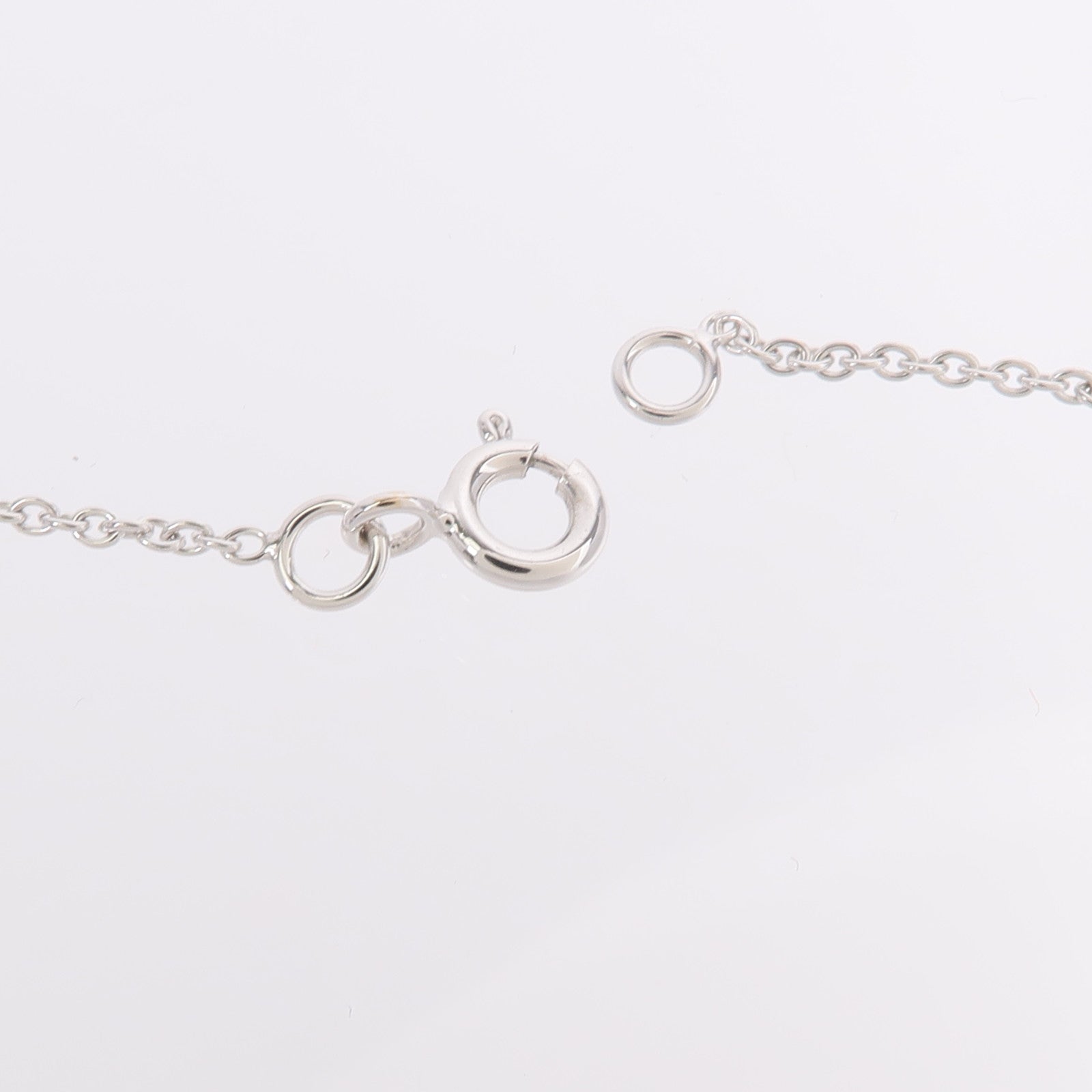 HERMES 18K白金Finesse Pendant鑽石項鍊