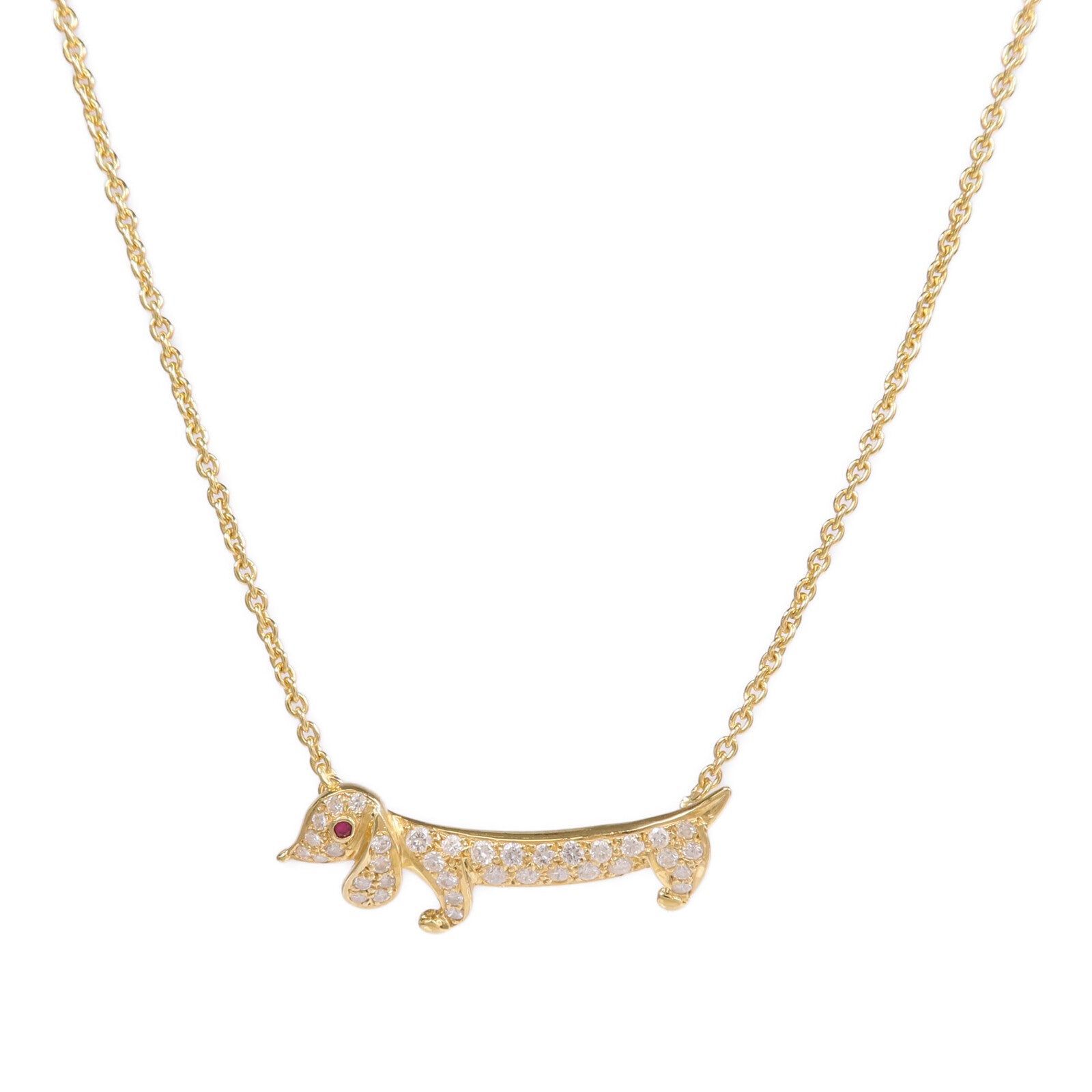 JEWELRY 18K黃金Diamond Necklace鑽石項鍊