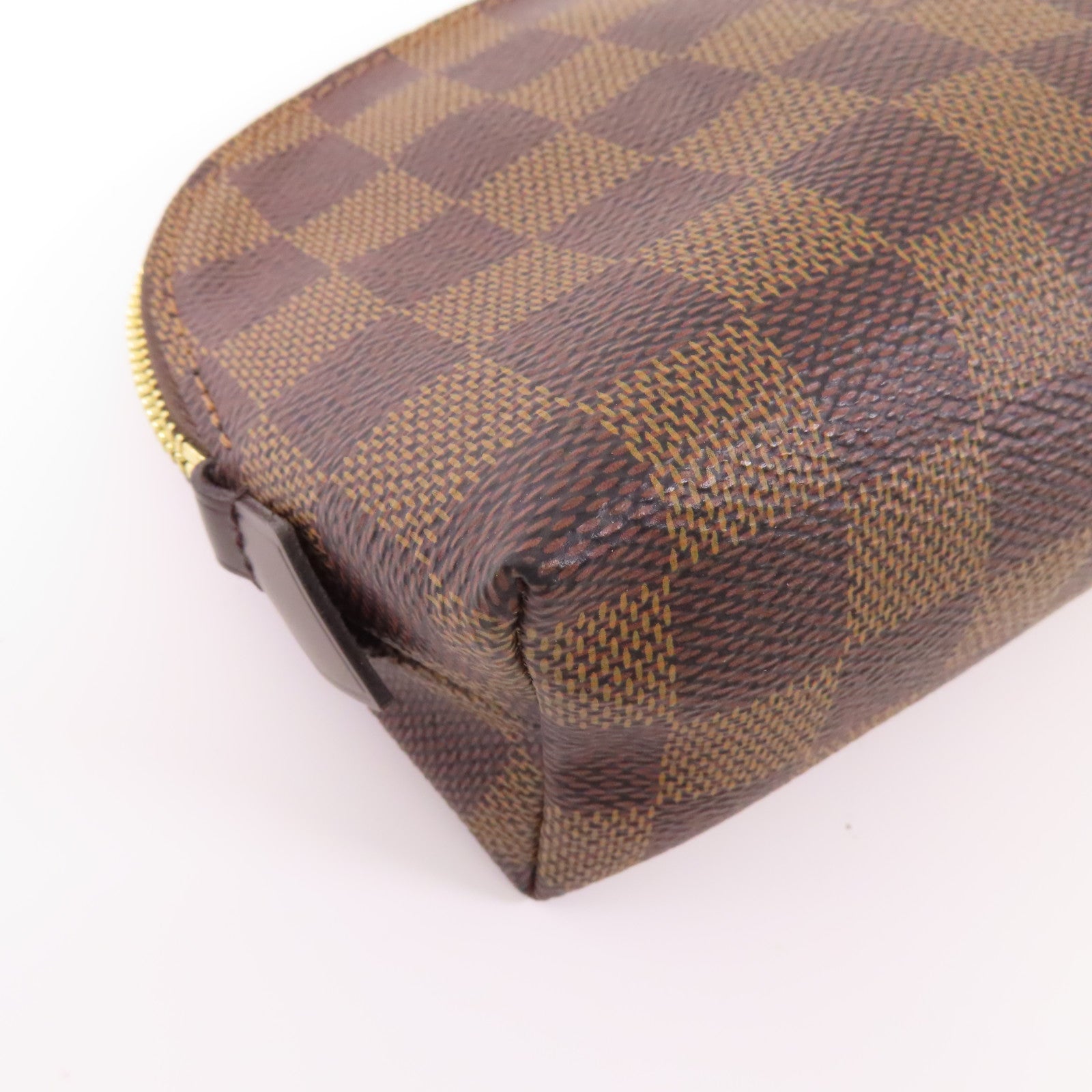 LOUIS VUITTON Damier Pochette金扣手拿包