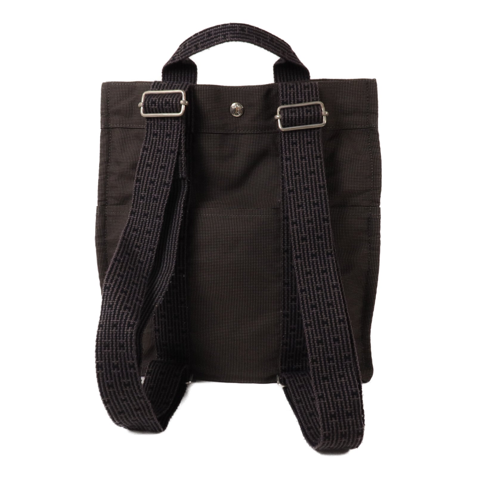 HERMES Toile H帆布Herline Backpack背包Grey