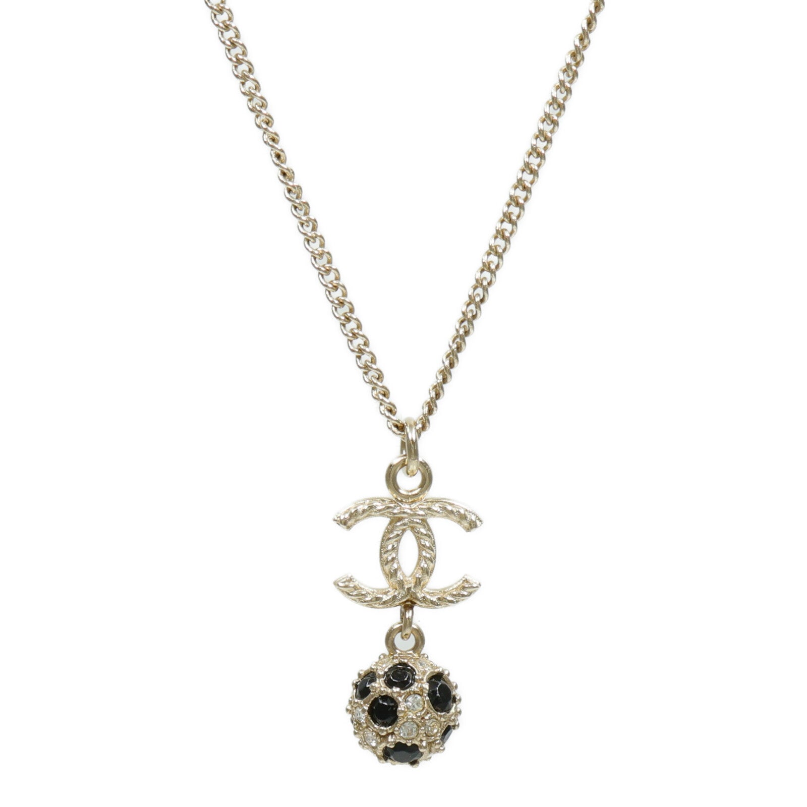 CHANEL 金屬/水鑽Necklace項鍊