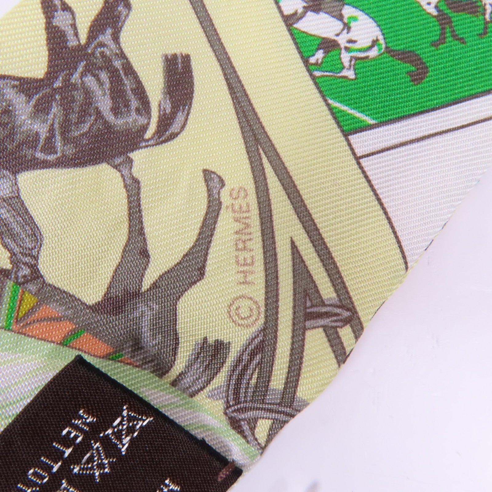 HERMES 絲質Twilly絲巾