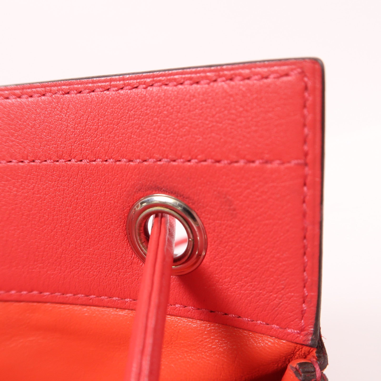 HERMES PHW Aline Mini Shoulder Bag Veau Swift Leather Rouge de Coeur Red