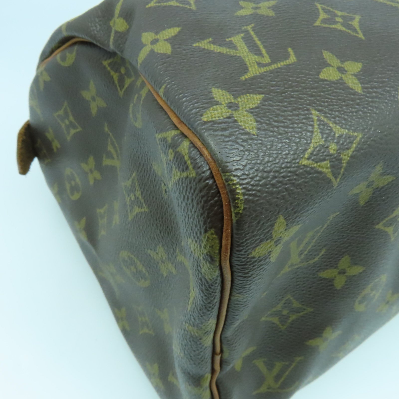 LOUIS VUITTON 【激減優惠】Monogram Speedy 30金扣手挽袋啡色