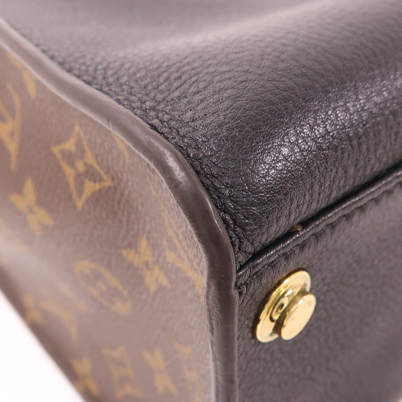 LOUIS VUITTON LV GHW On My Side MM 2 Way Shoulder Bag M53823 Monogram Calfskin