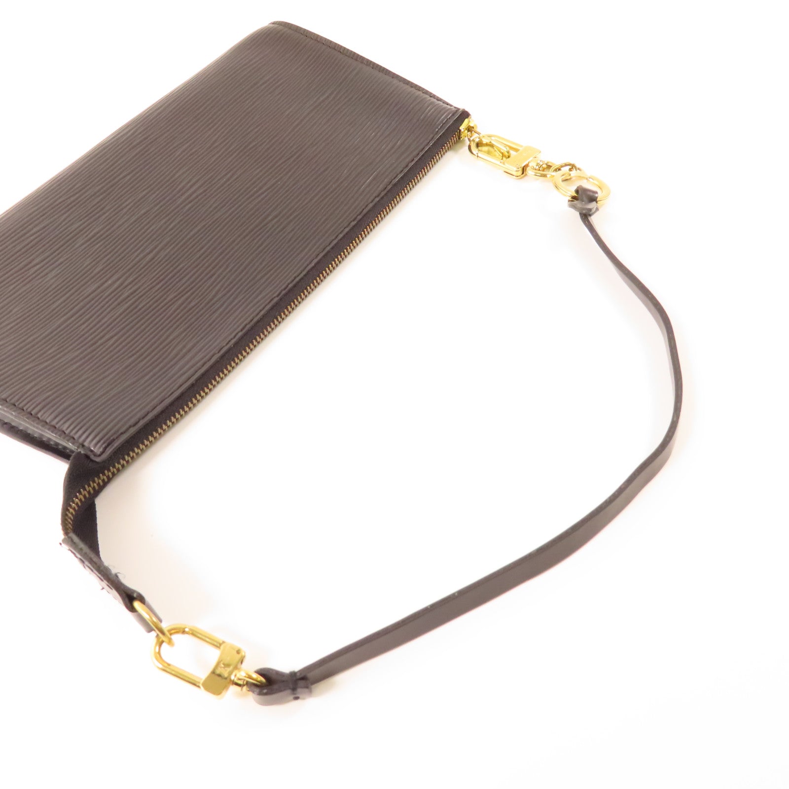 LOUIS VUITTON Epi Pochette Accessories Pouch金扣手挽袋