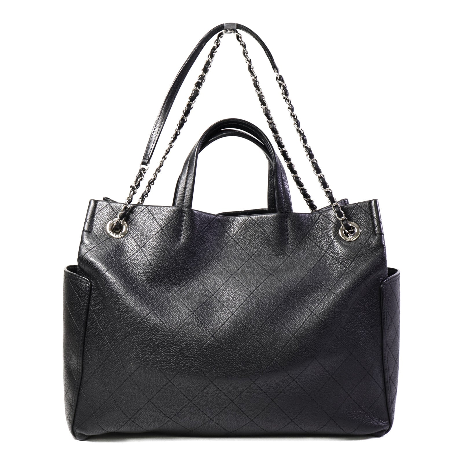 CHANEL 牛皮皮革CC Pocket Tote Bag手挽肩背兩用袋
