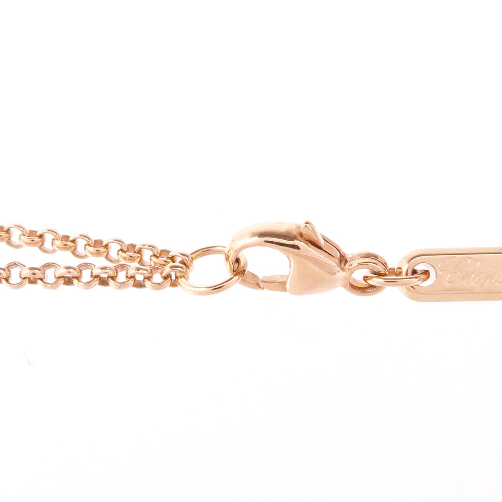 Chopard 【激減優惠】18K玫瑰金Happy Heart Necklace鑽石項鍊