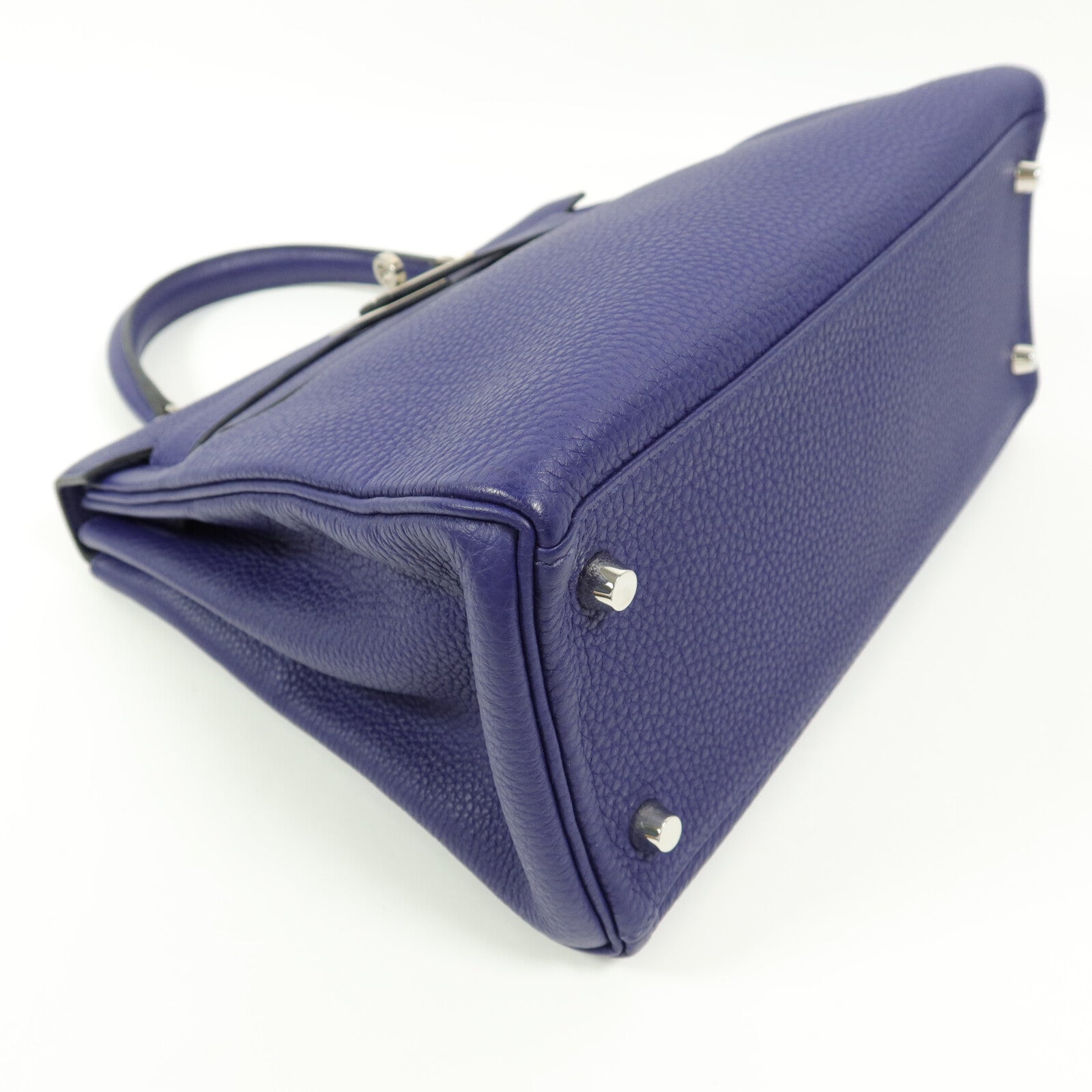 HERMES Taurillion Clemence皮革Kelly 28手挽肩背兩用袋Cassis