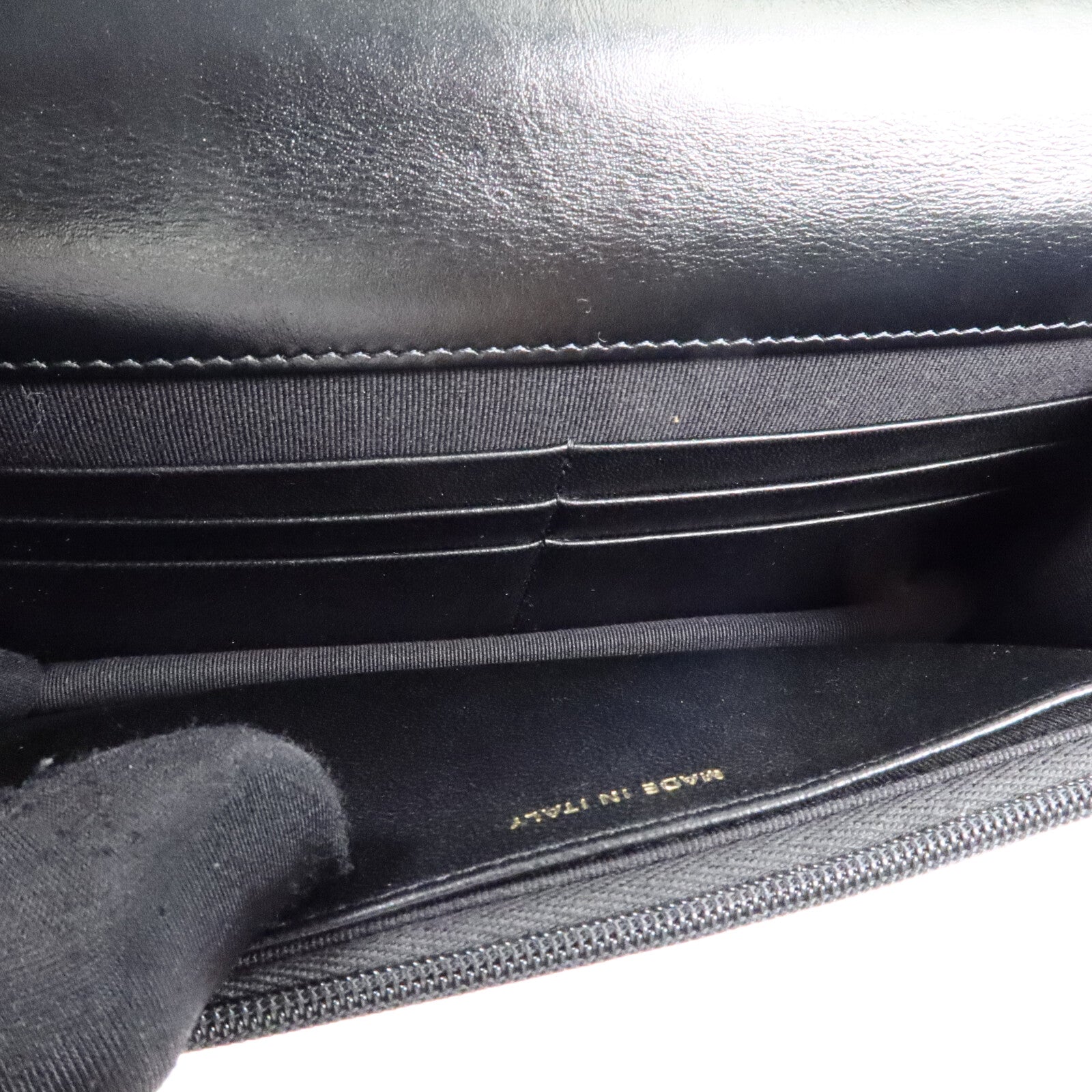 CHANEL 羊皮皮革Wallet On Chain With Handle鏈帶手挽肩背兩用袋
