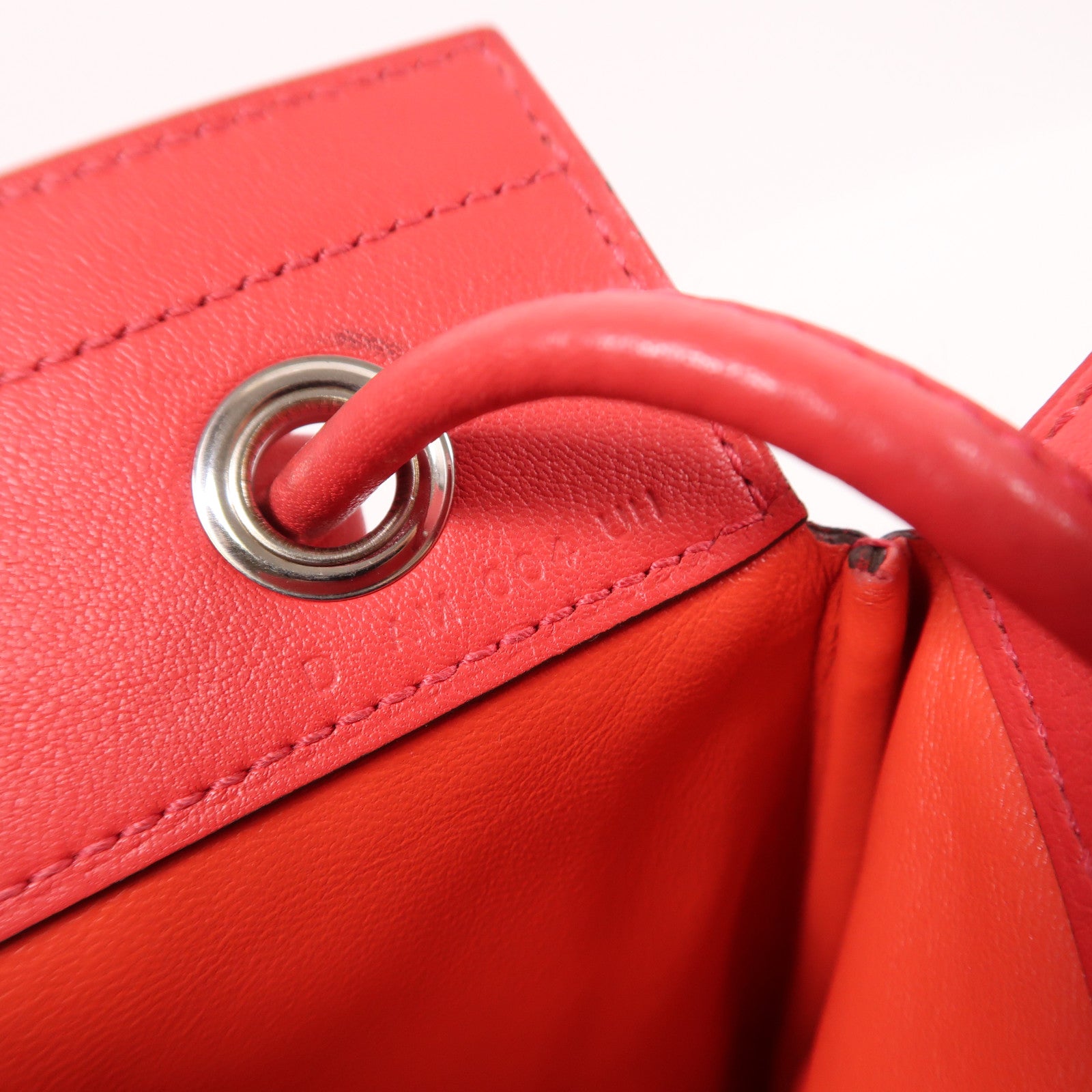 HERMES PHW Aline Mini Shoulder Bag Veau Swift Leather Rouge de Coeur Red