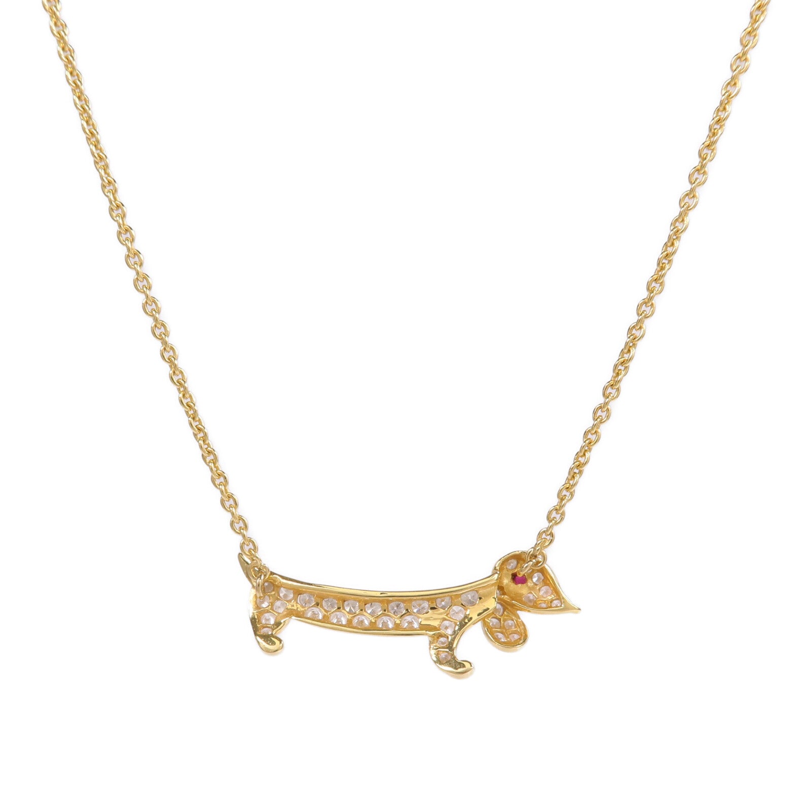 JEWELRY 18K黃金Diamond Necklace鑽石項鍊