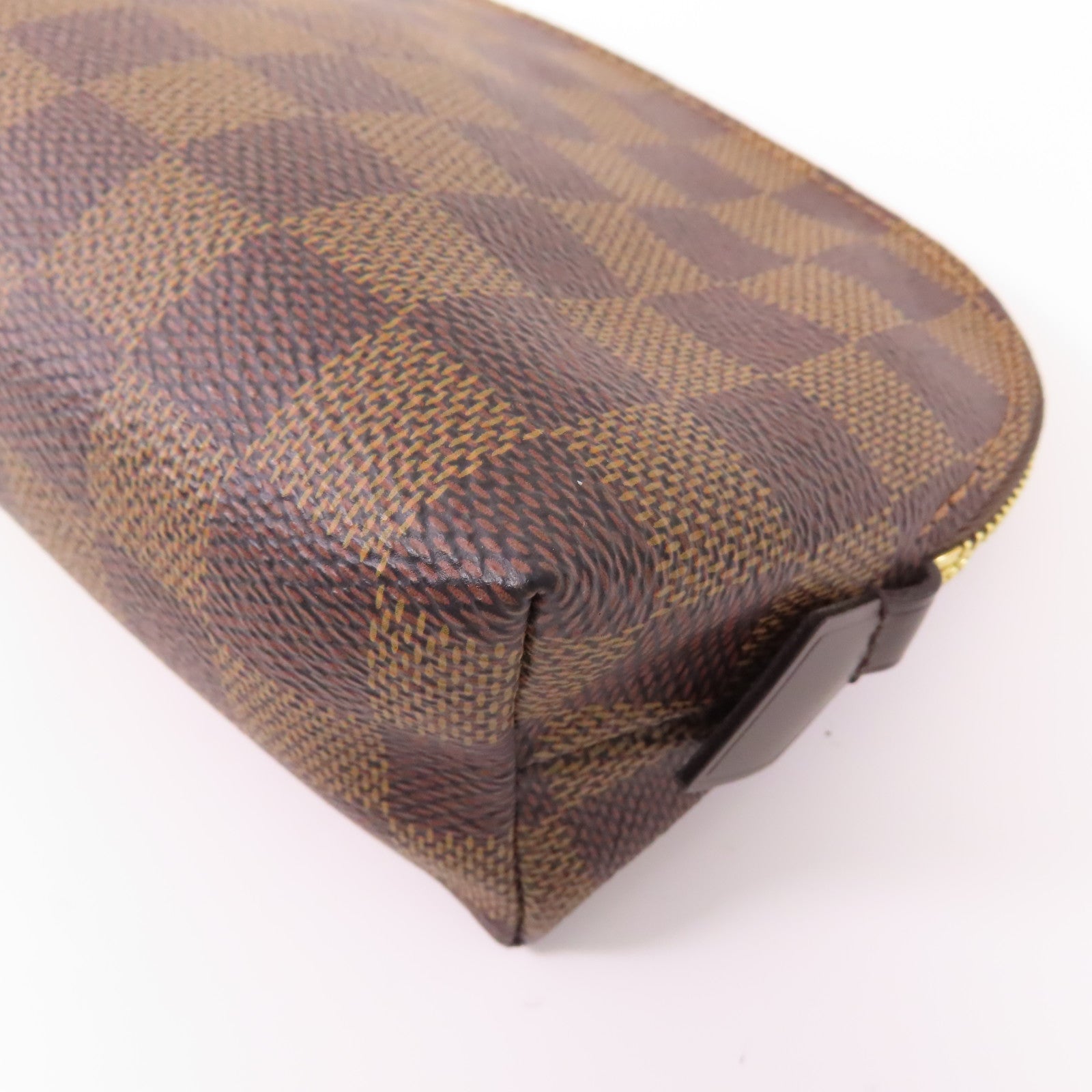 LOUIS VUITTON Damier Pochette金扣手拿包