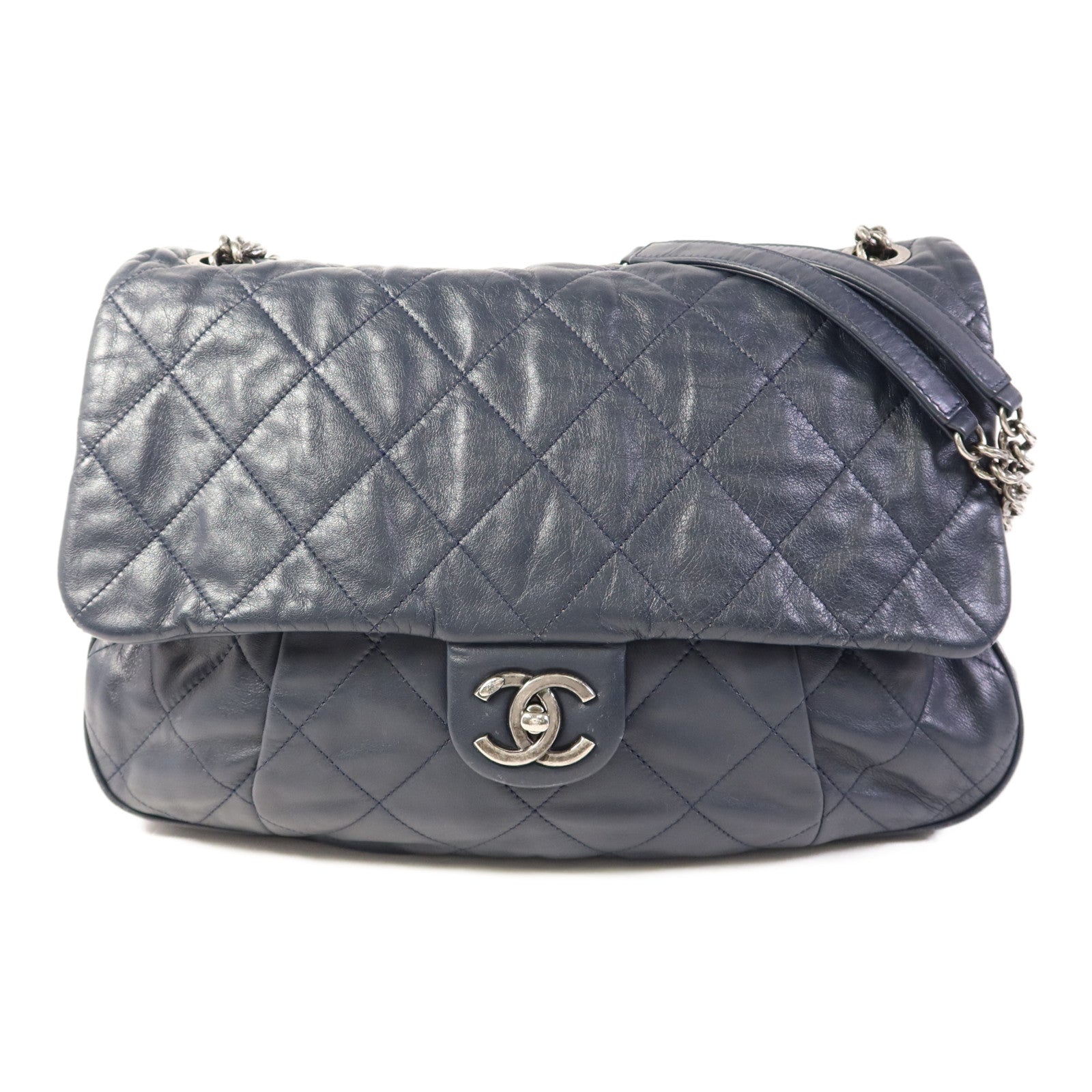 CHANEL 羊皮皮革Chain Shoulder Bag鏈帶肩背袋