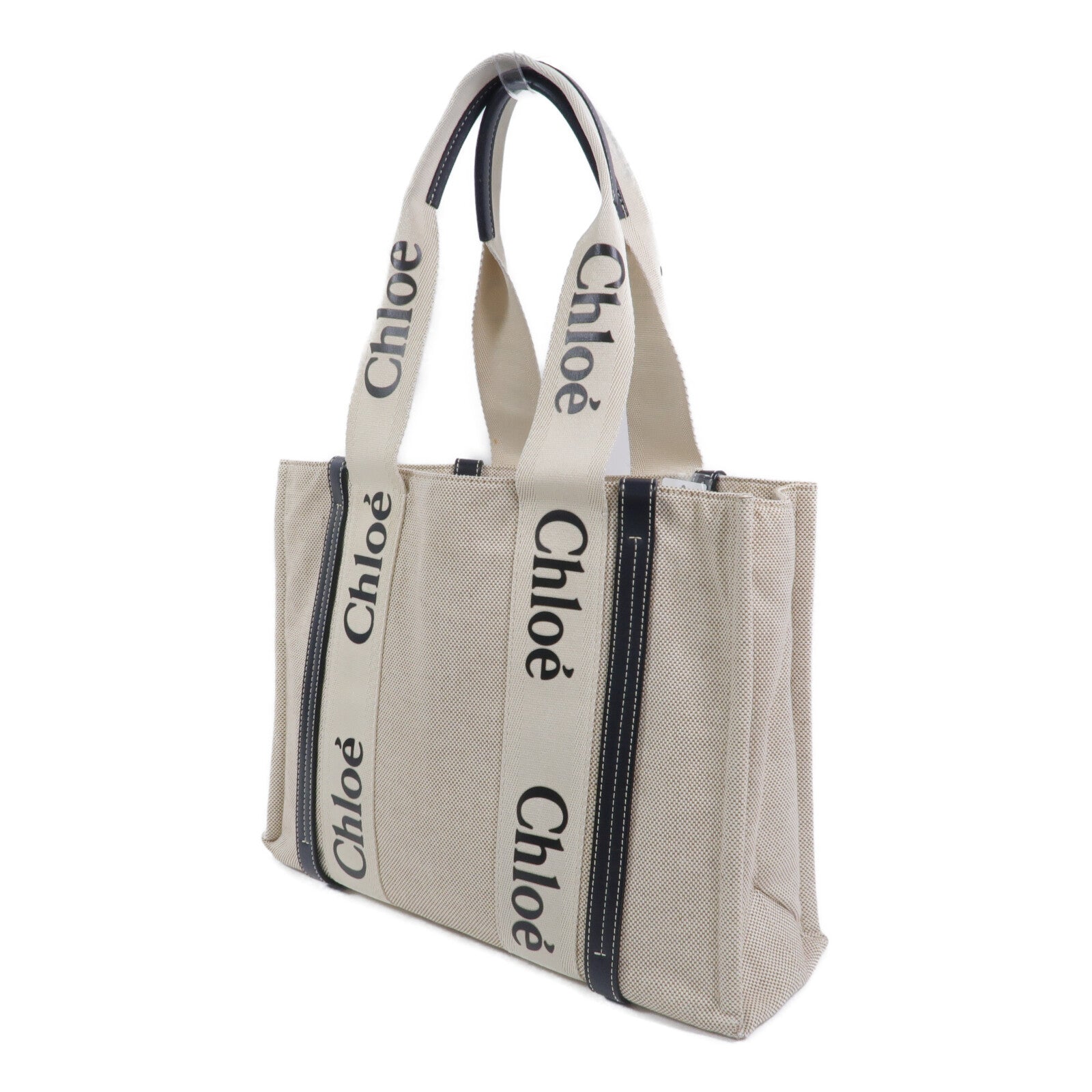 Chloe 帆布Woody Tote Medium肩背袋