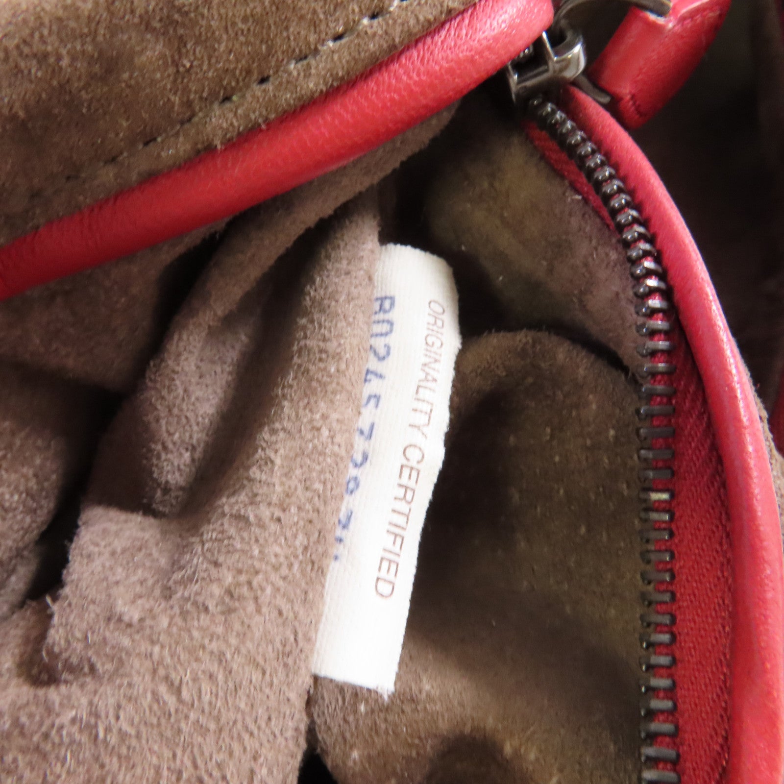 BOTTEGA VENETA 織紋皮革Shoulder Bag肩背袋紅色
