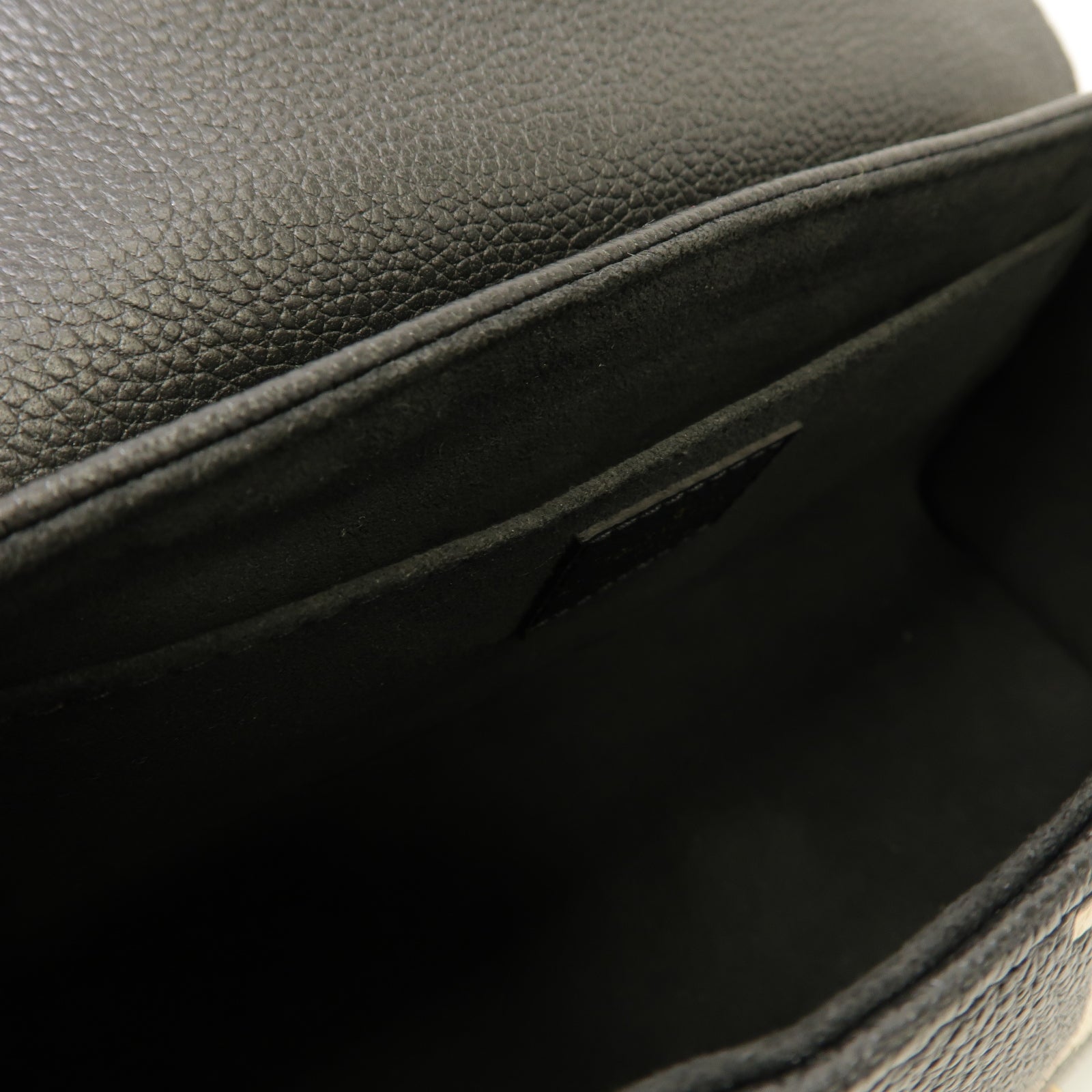 LOUIS VUITTON Monogram Empreinte Favorite金扣手挽肩背兩用袋黑色
