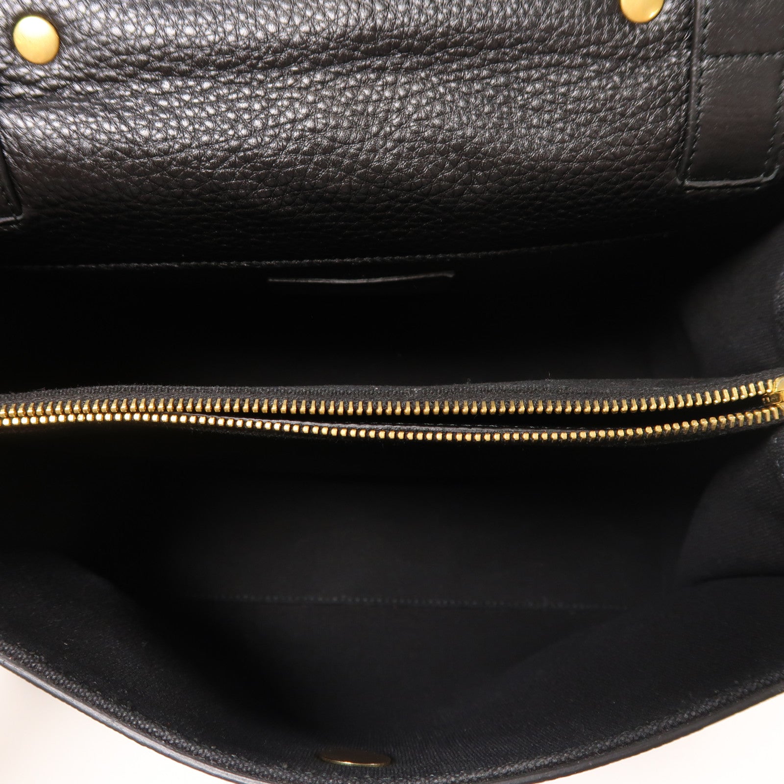 YVES SAINT LAURENT 牛皮皮革/帆布2 Way Shoulder金扣手挽肩背兩用袋