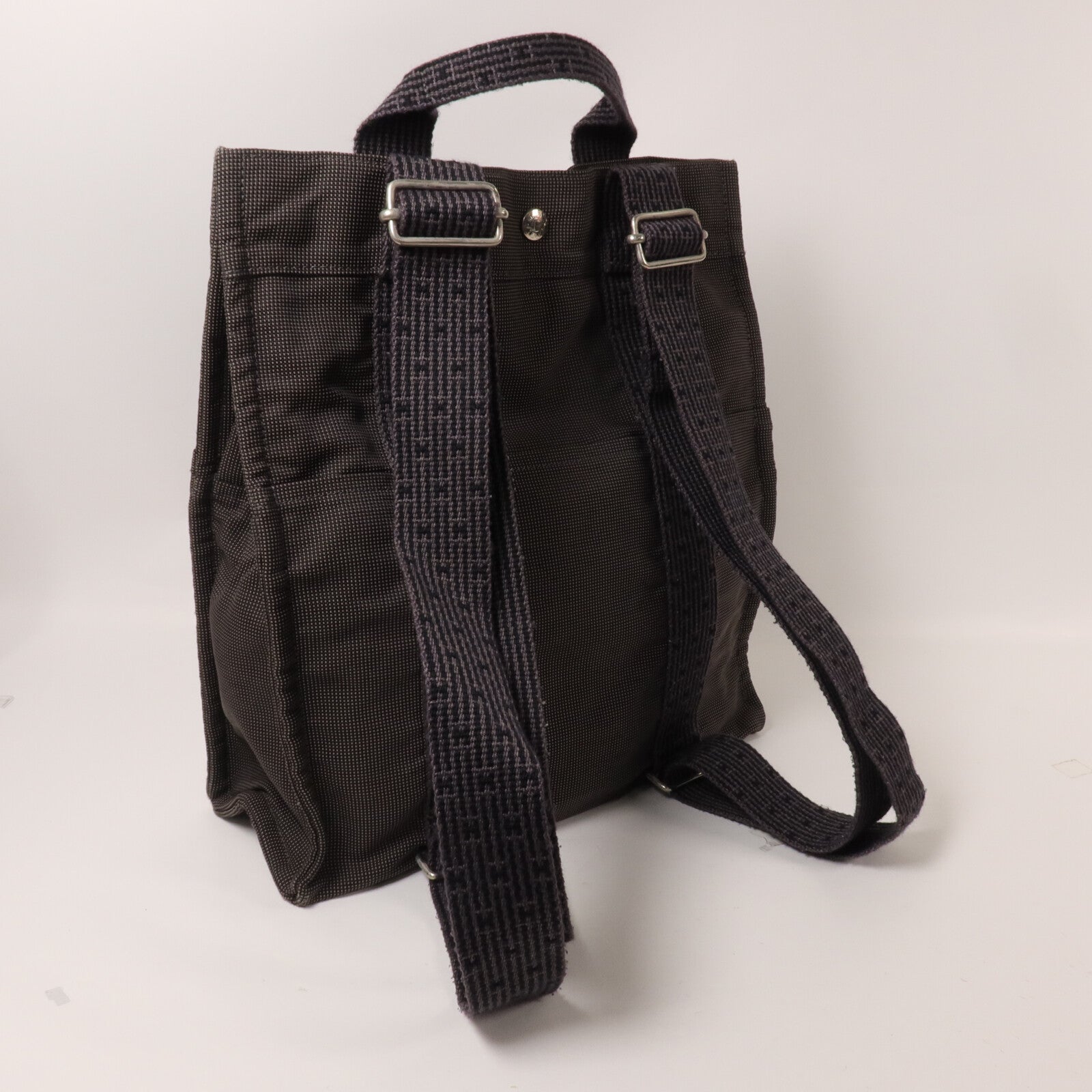 HERMES Toile H帆布Herline Backpack背包Grey