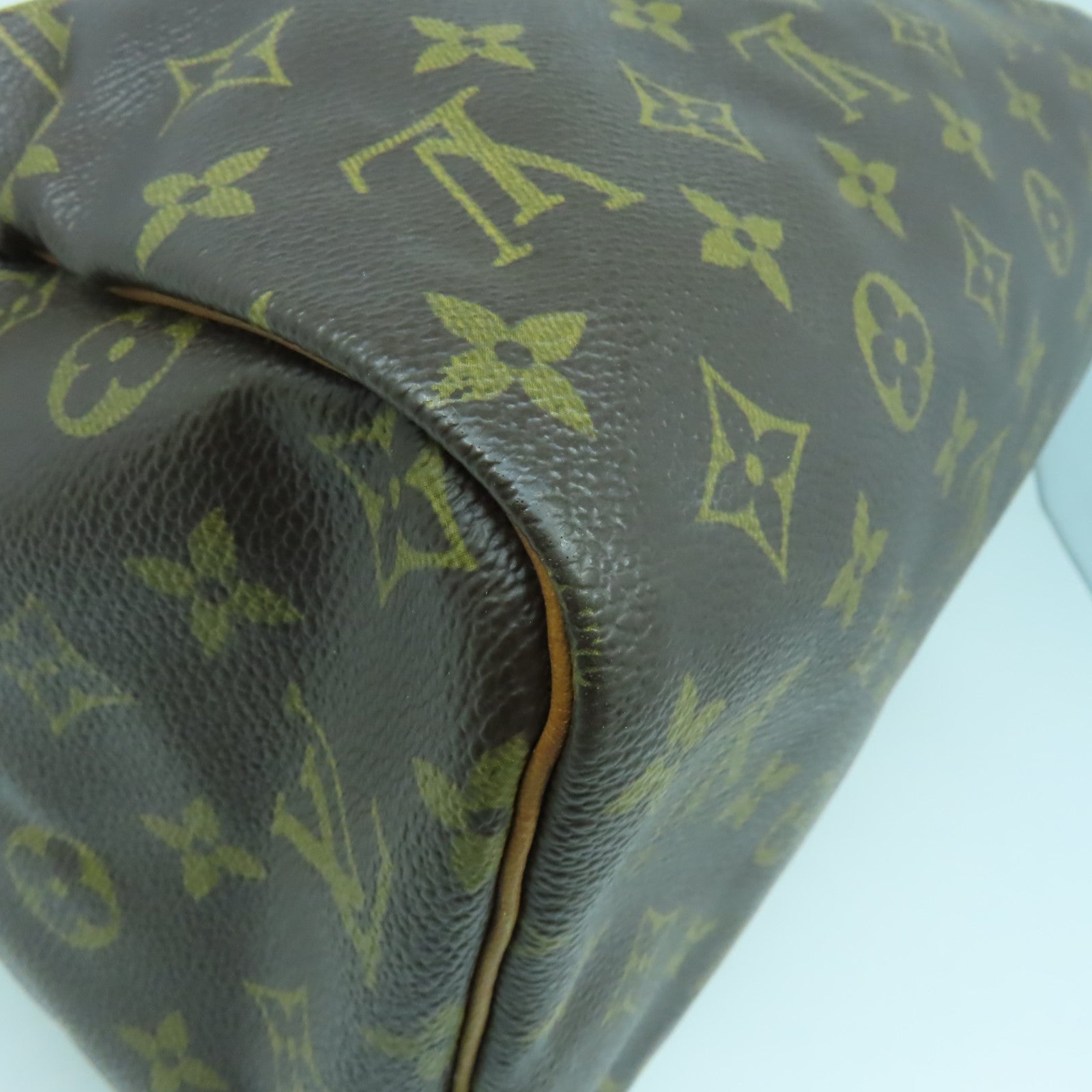 LOUIS VUITTON 【激減優惠】Monogram Speedy 30金扣手挽袋啡色