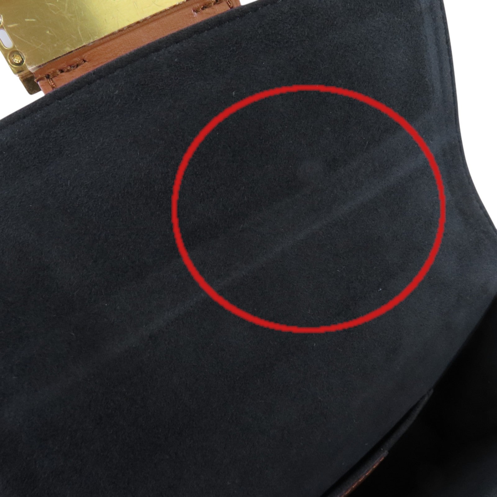 LOUIS VUITTON Monogram Reverse Mini Dauphine金扣肩背袋