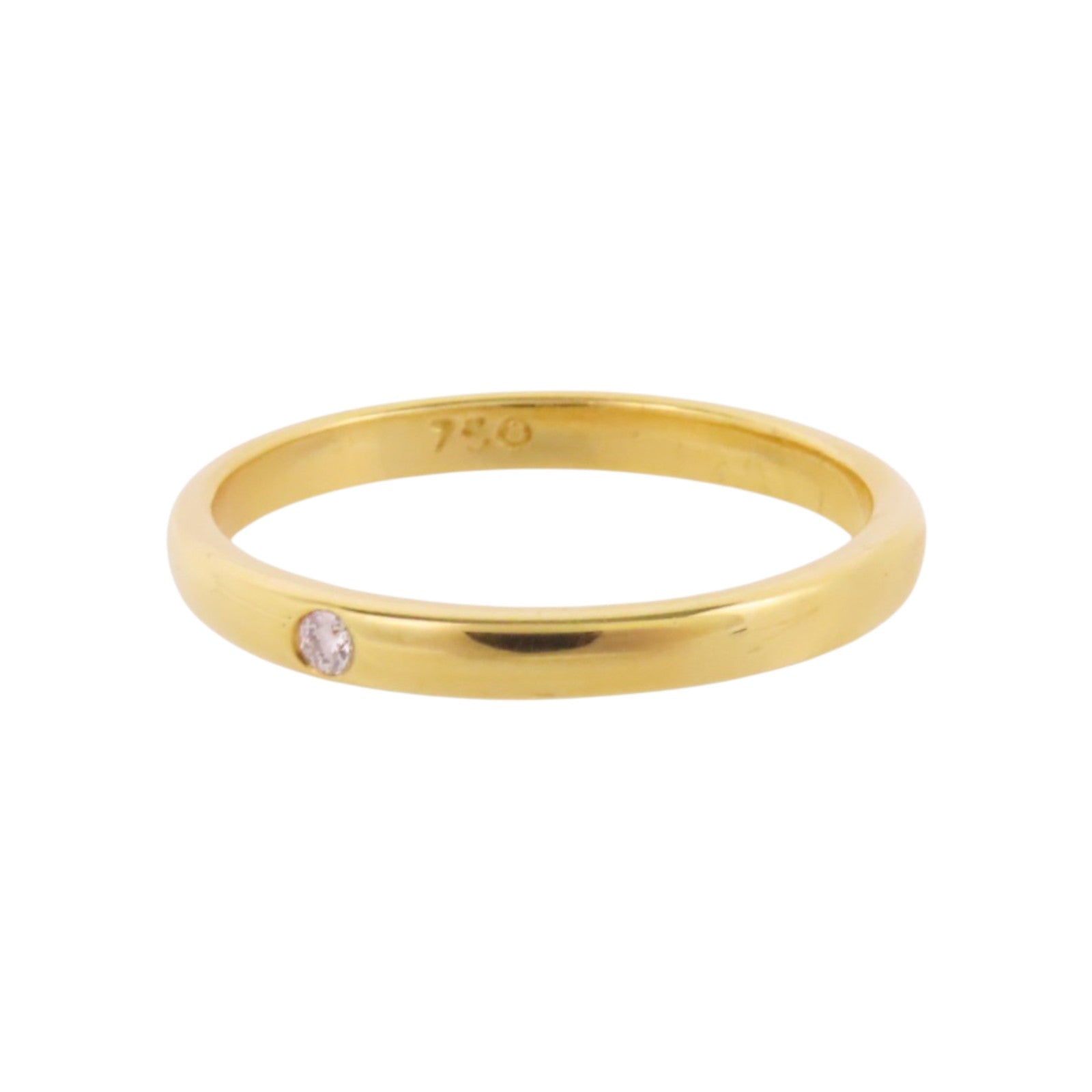 JEWELRY 18K黃金Diamond Ring鑽石戒指#16/US#7.25