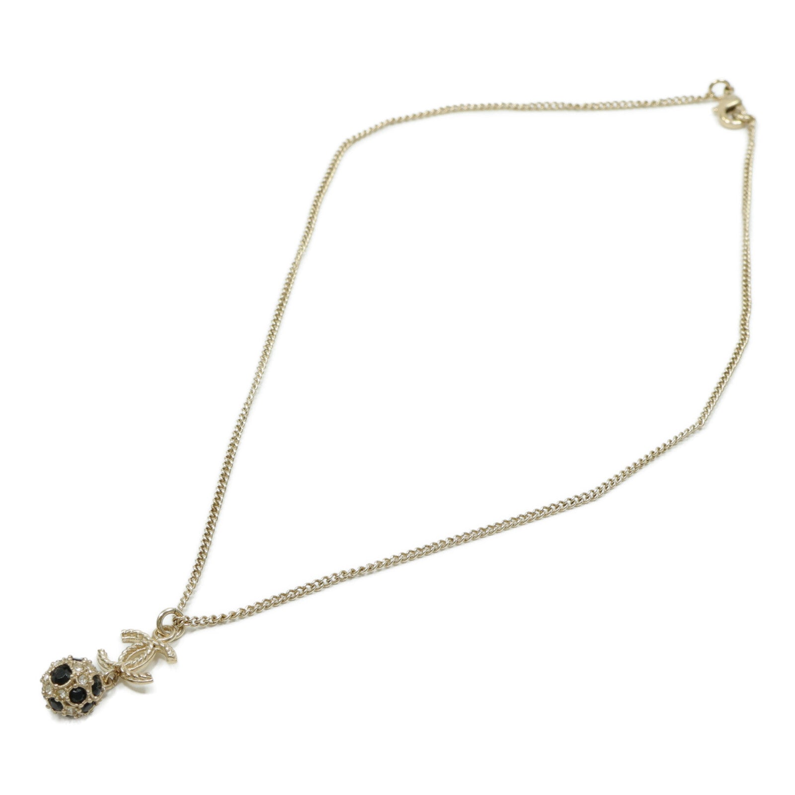 CHANEL 金屬/水鑽Necklace項鍊